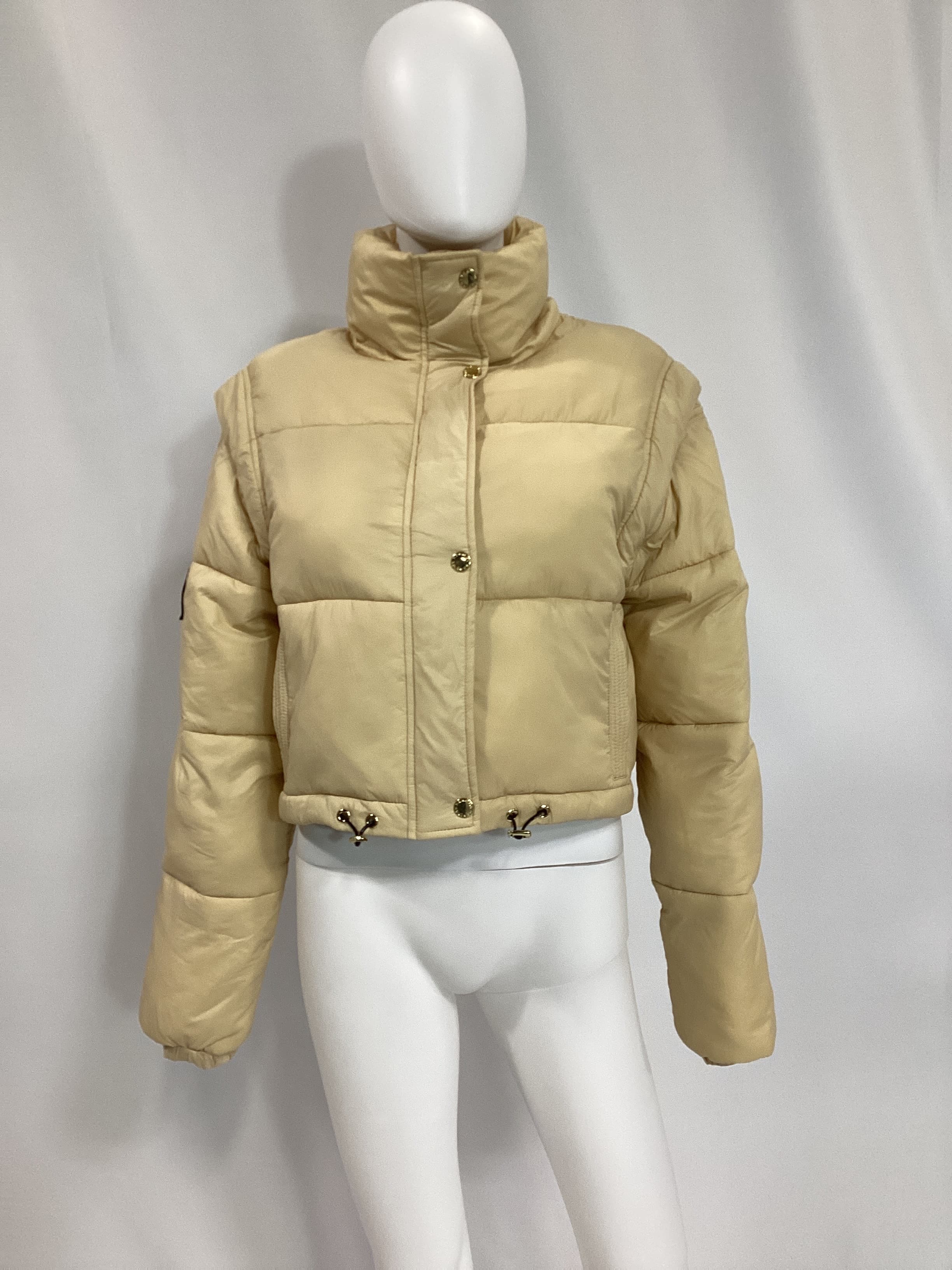 Represent Recycled Nylon Convertible Puffer Jacket - Image 4