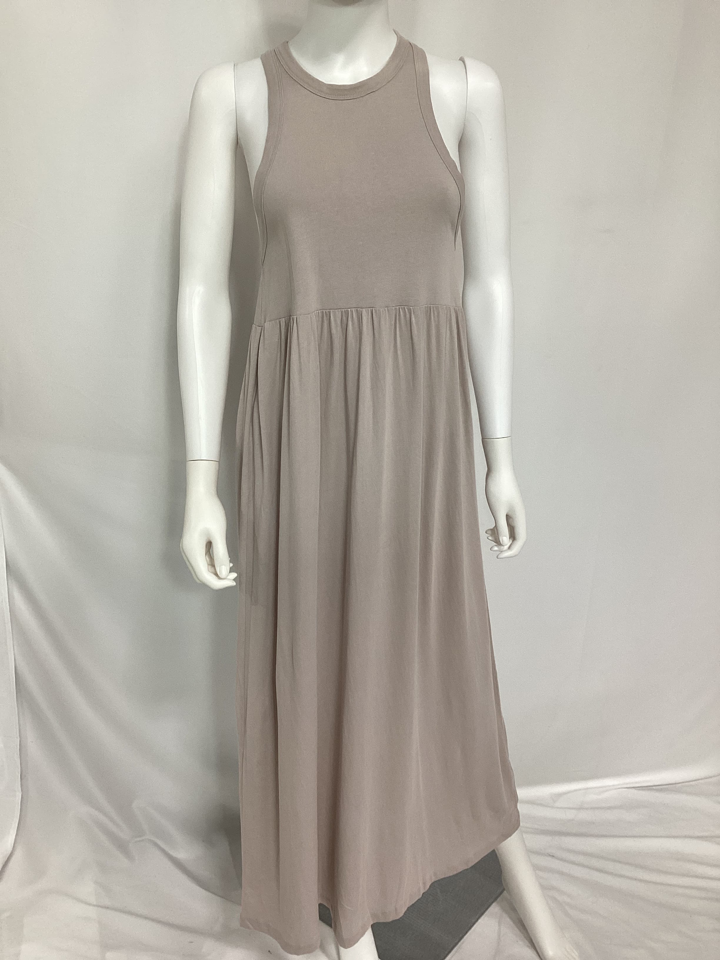 Gathered Organic Cotton-Jersey Maxi Dress - Image 2