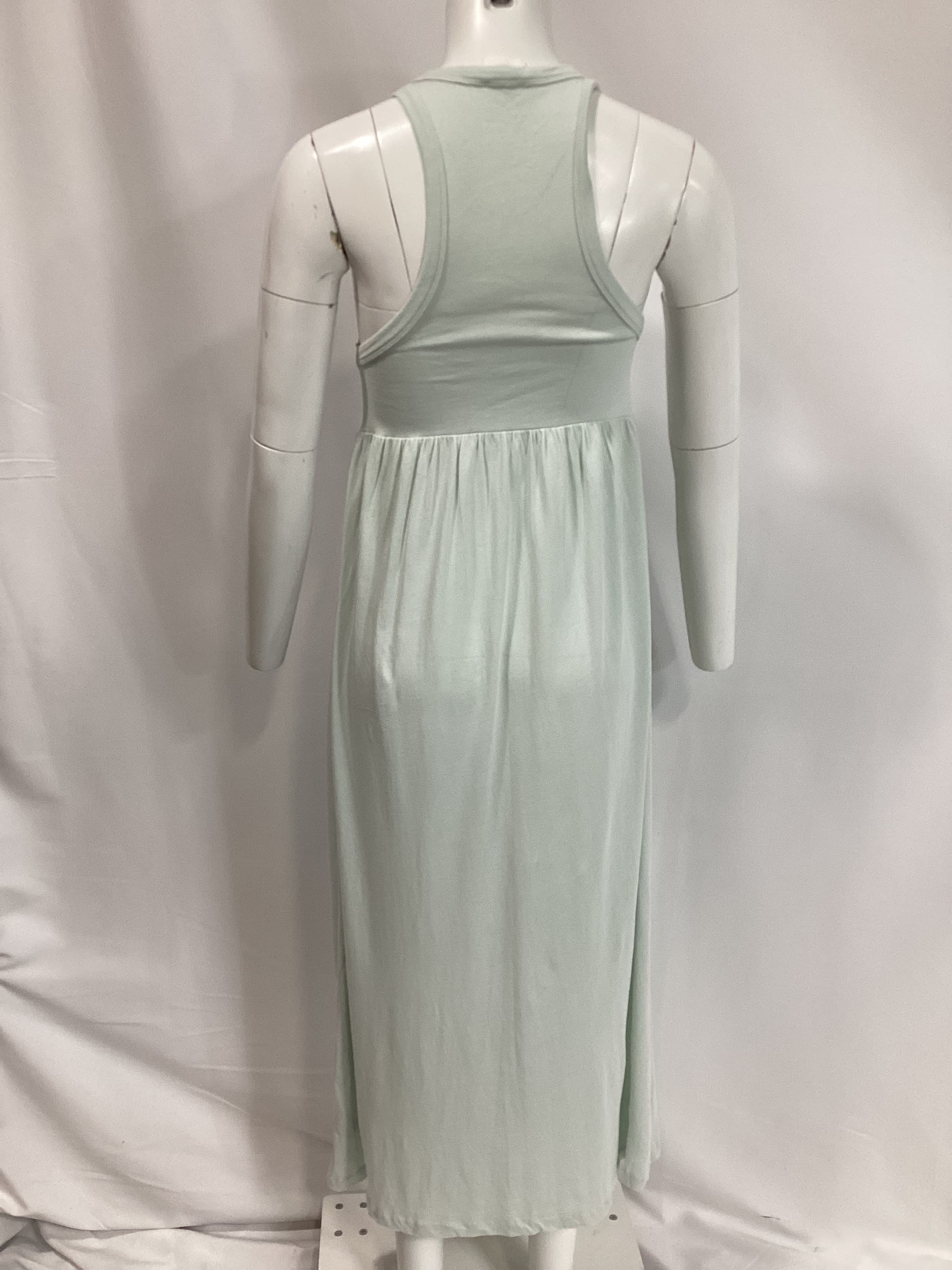 Gathered Organic Cotton-Jersey Maxi Dress - Image 3