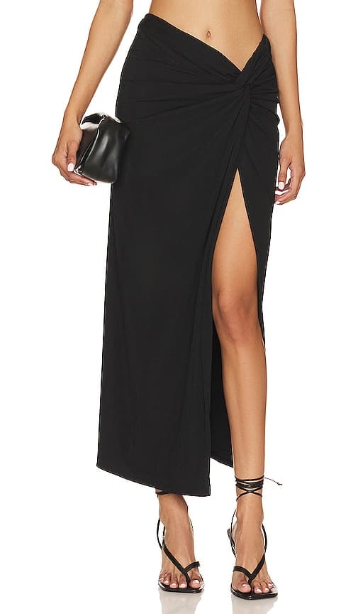 Afrm X Revolve Lorli Skirt In Black - Image 1