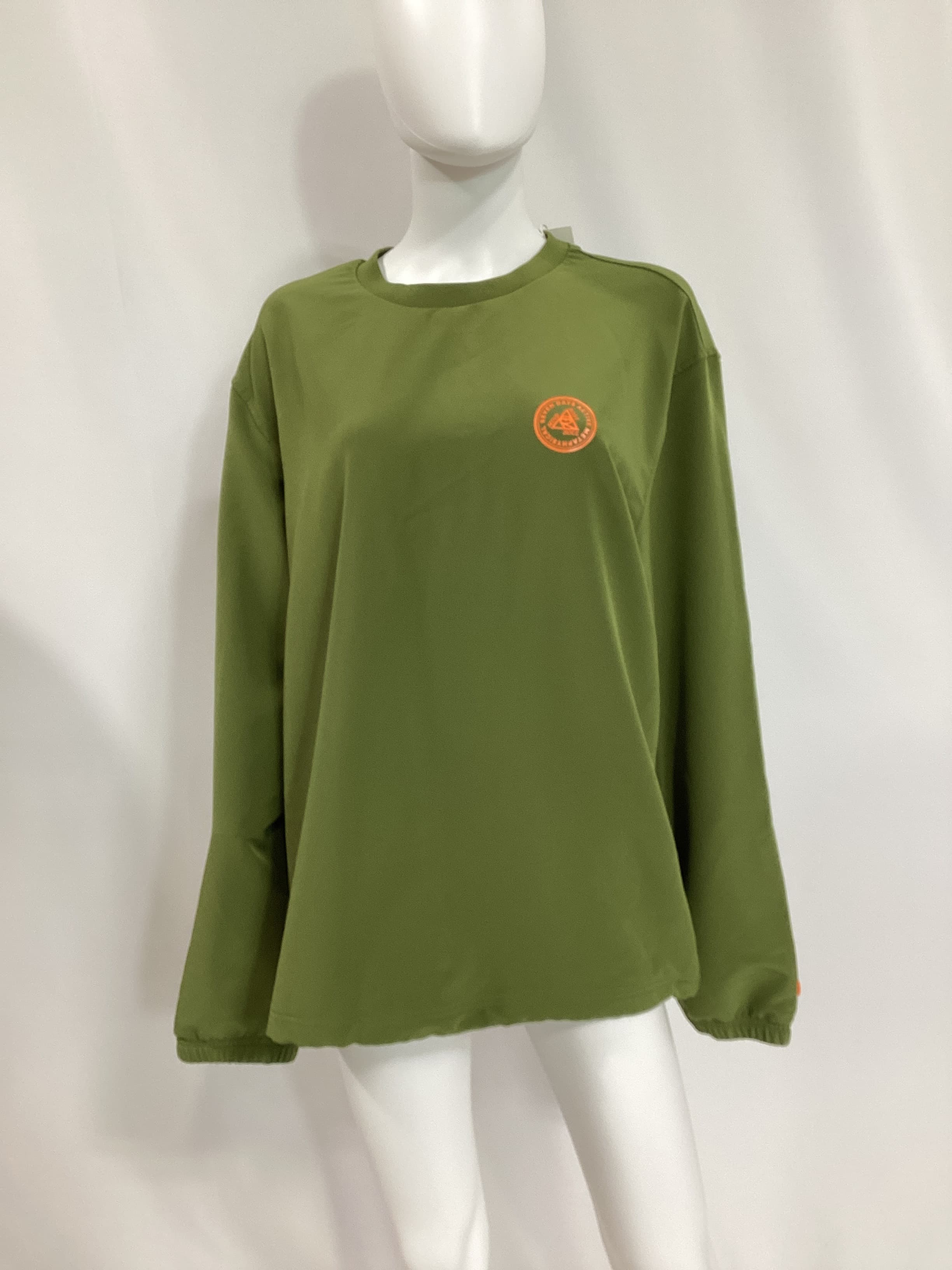 Tech Crewneck Sweatshirt In Pesto - Image 2