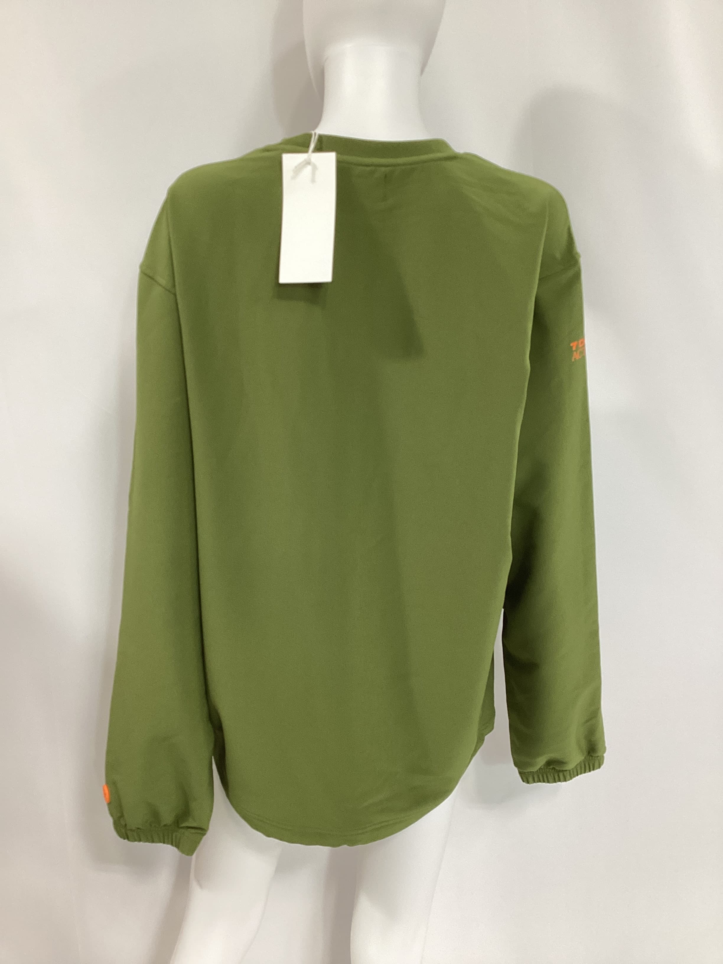 Tech Crewneck Sweatshirt In Pesto - Image 3