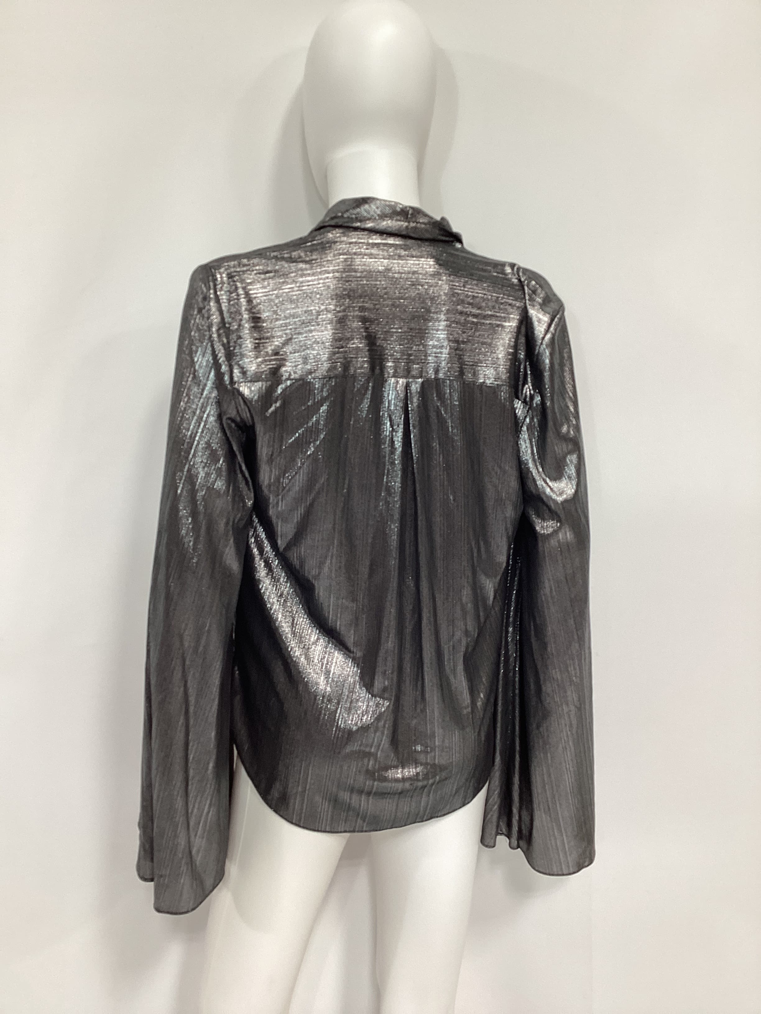 Iantha Blouse In Gunmetal - Image 2
