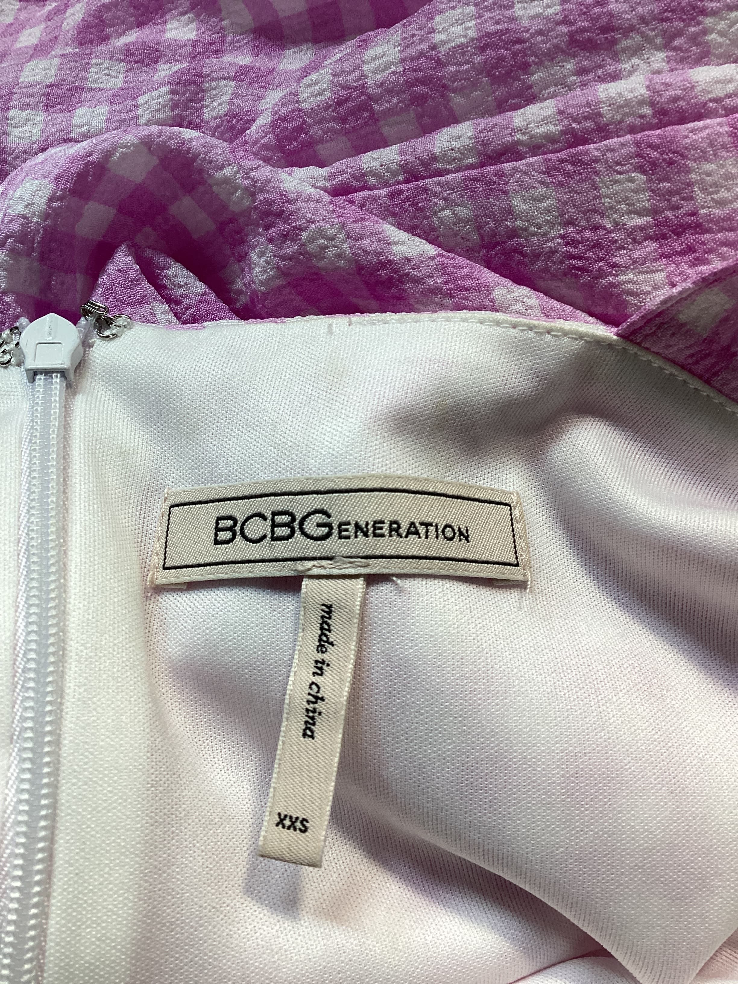 Tie Front Dress In Phalaenopsis Lavender Combo - Image 3