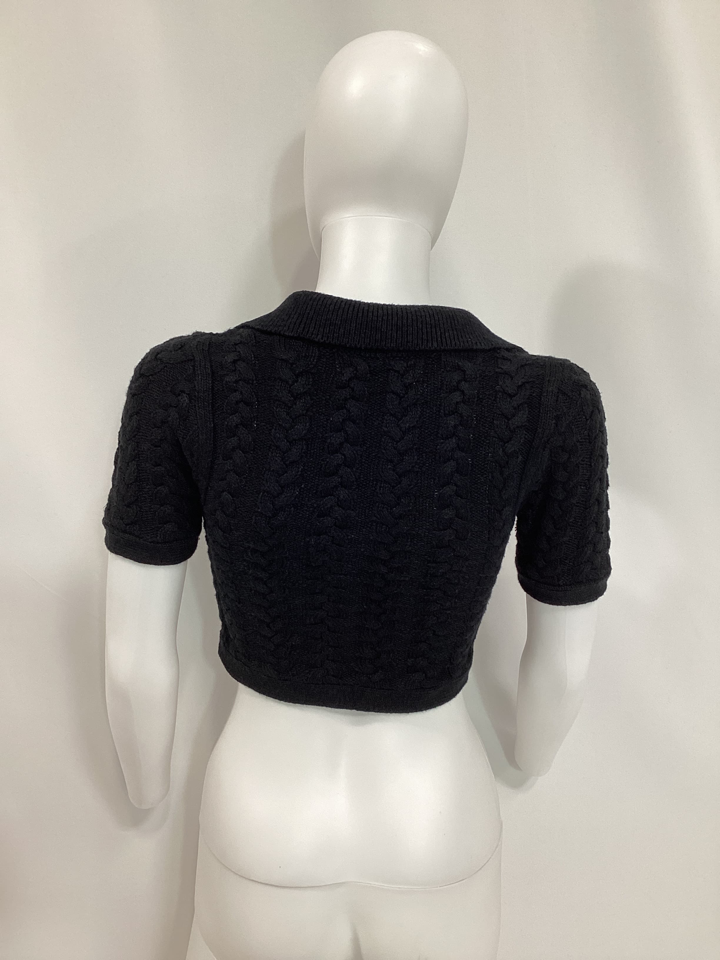 The Elsie Crop In Black - Image 3