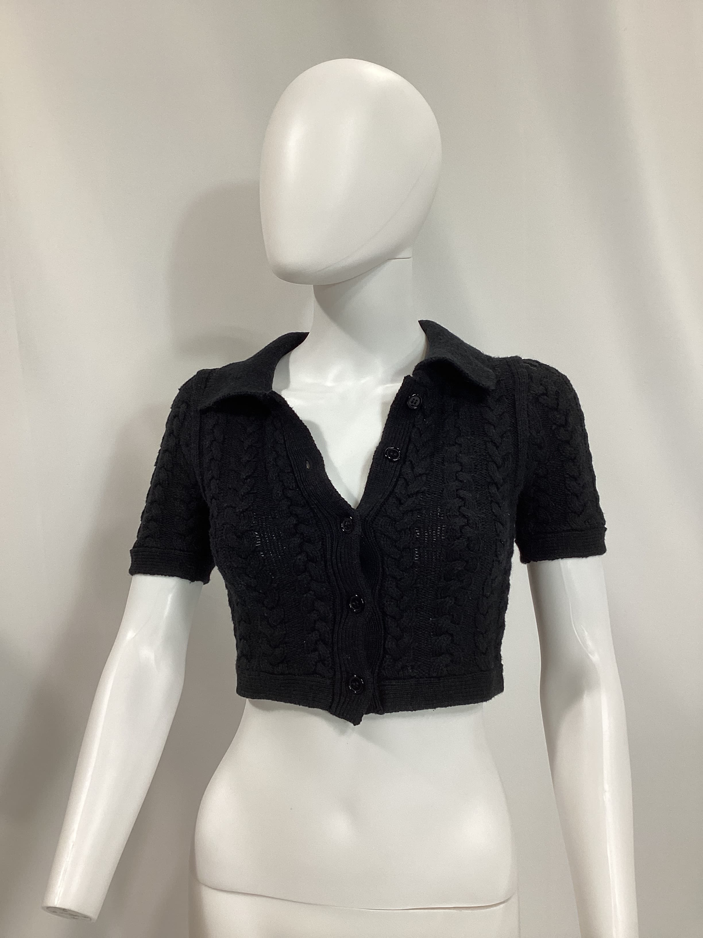 The Elsie Crop In Black - Image 4