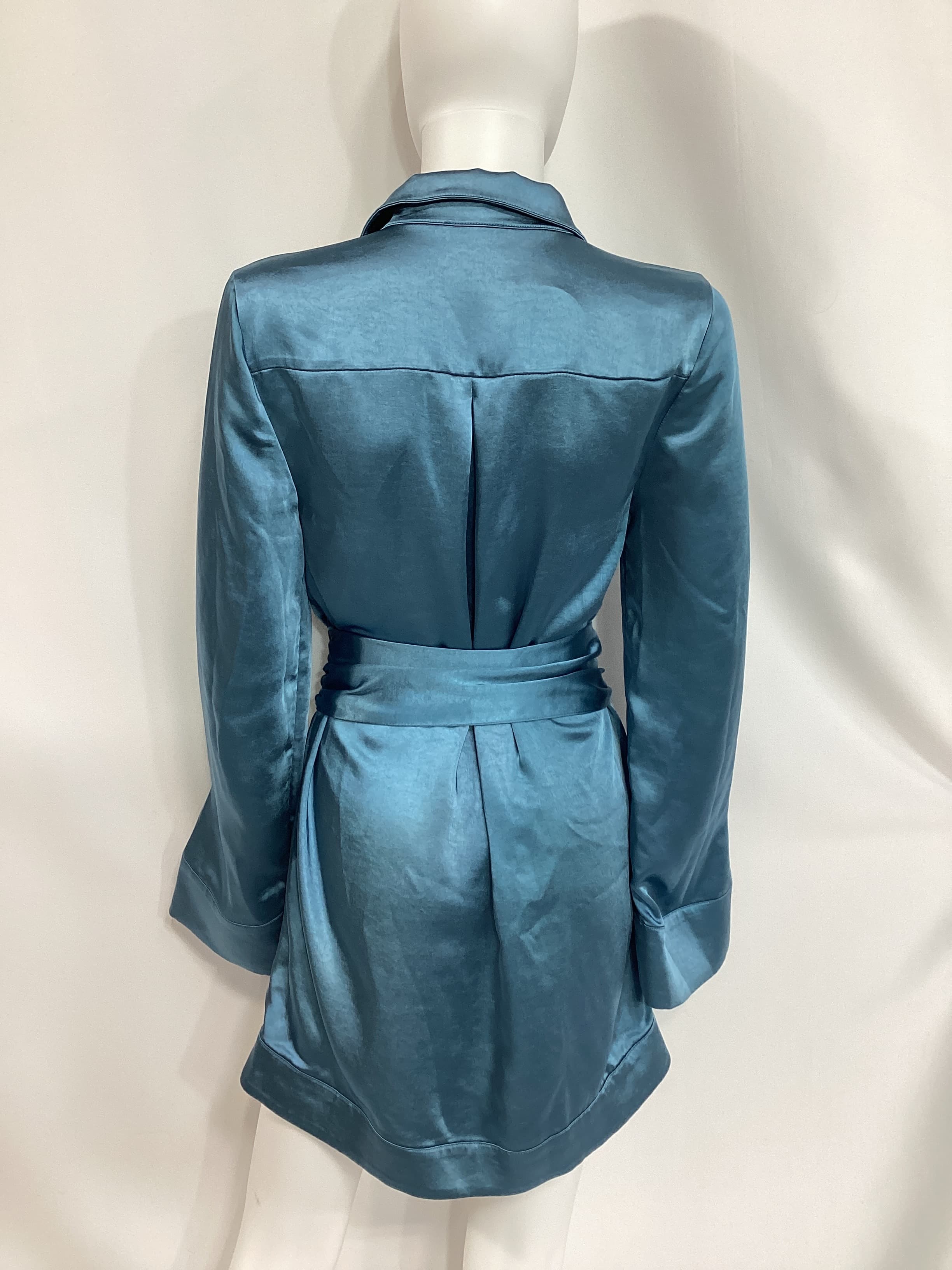 Priscilla Mini Dress In Blue - Image 3