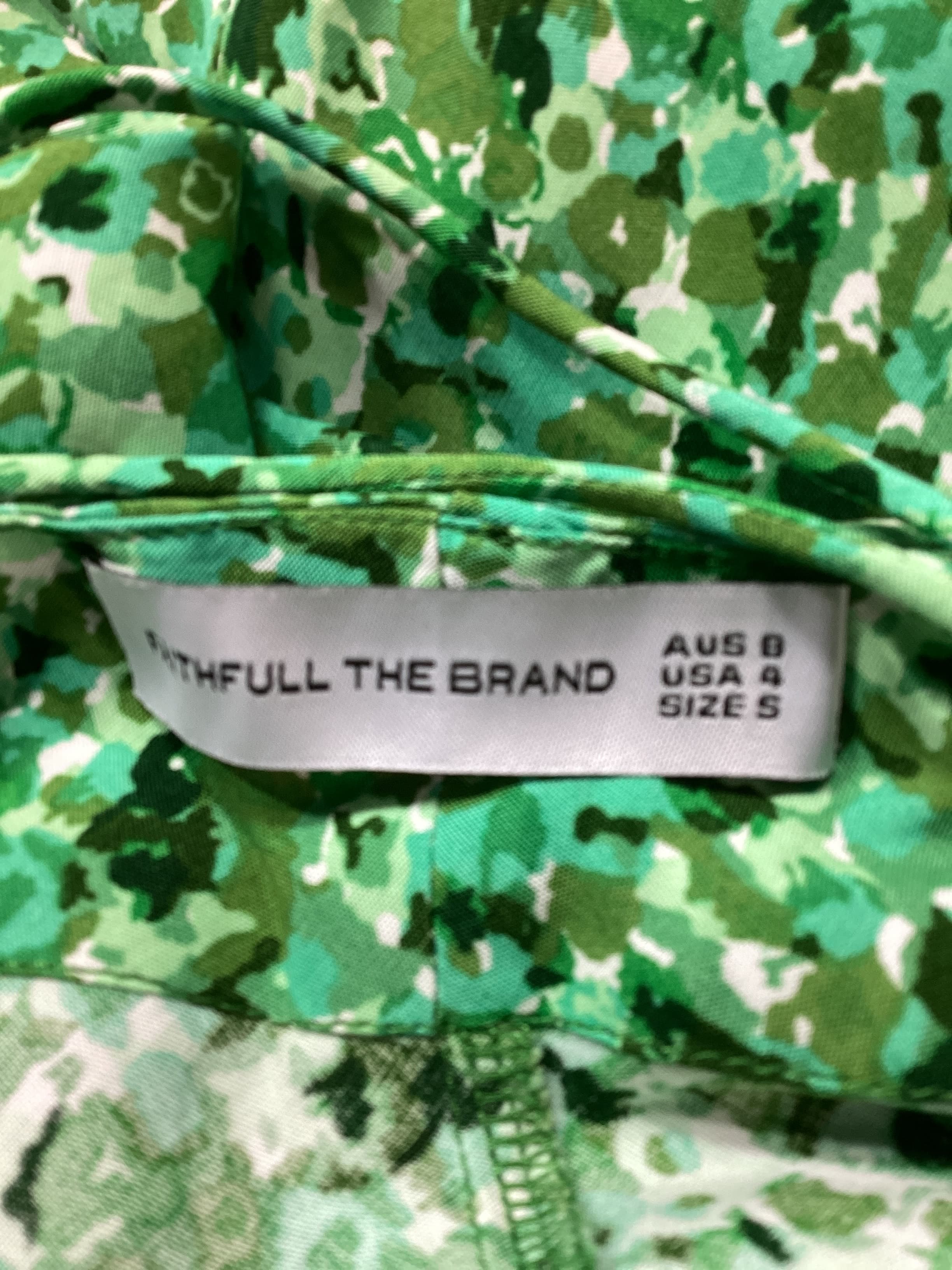 Faithfull The Brand X Revolve Lusia Midi Dress In Green Floral - Image 2