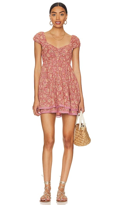 Tabitha Mini Dress In Petal Combo - Image 1