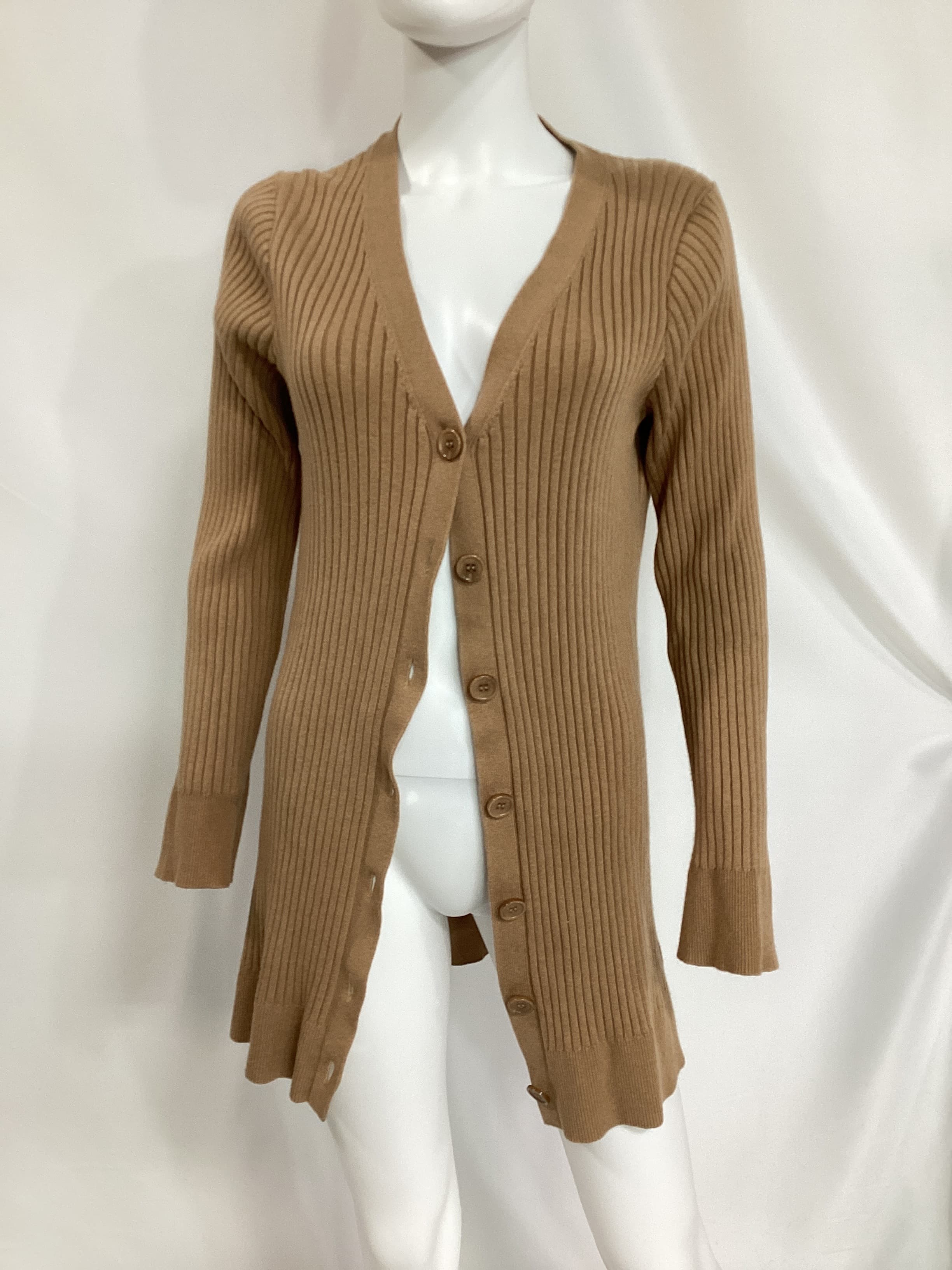 Connelly Cardigan In Camel - Image 2