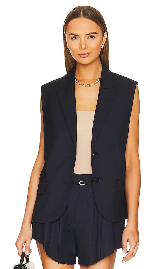 Arley Boy Blazer Vest In Ink - Image 1