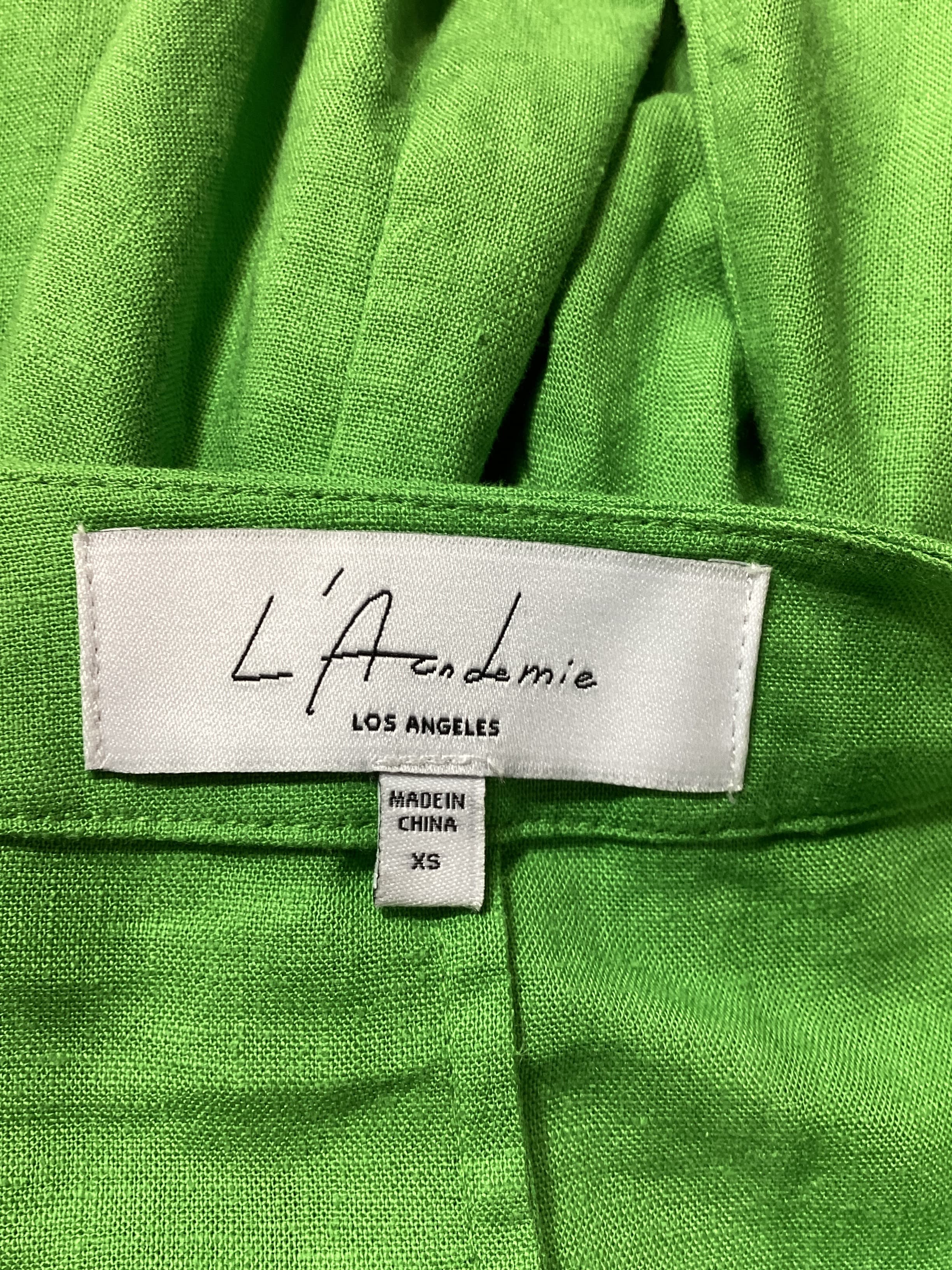 The Janeiro Mini Dress In Lime - Image 4