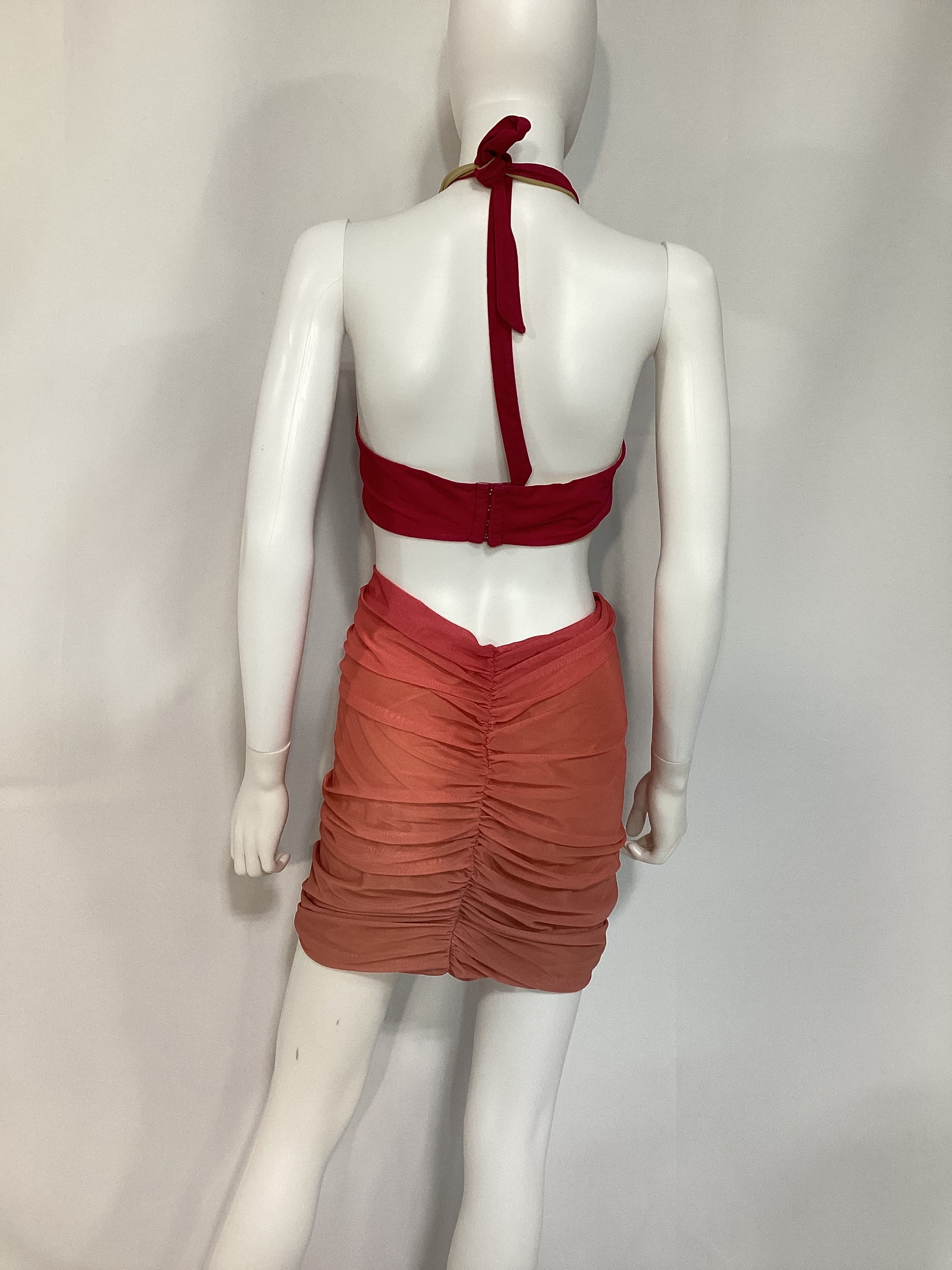 Michael Costello X Revolve Gaia Mini Dress In Pink Ombre - Image 4