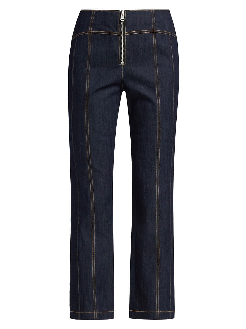 Loren High-Rise Stretch Straight Crop Jeans - Image 1