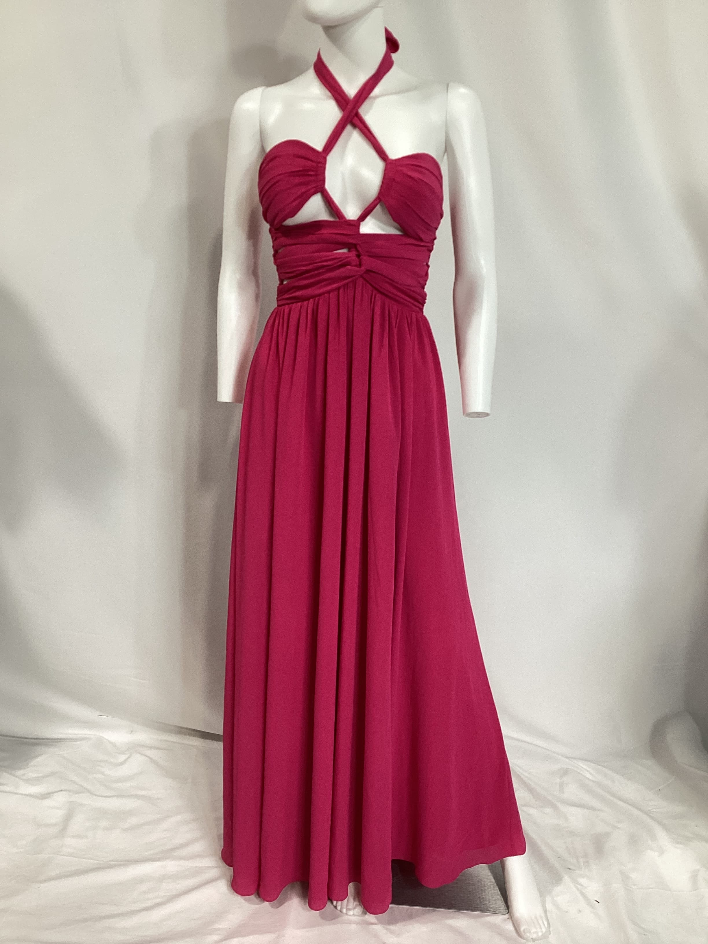 Ally Cutout Halter Gown - Image 2