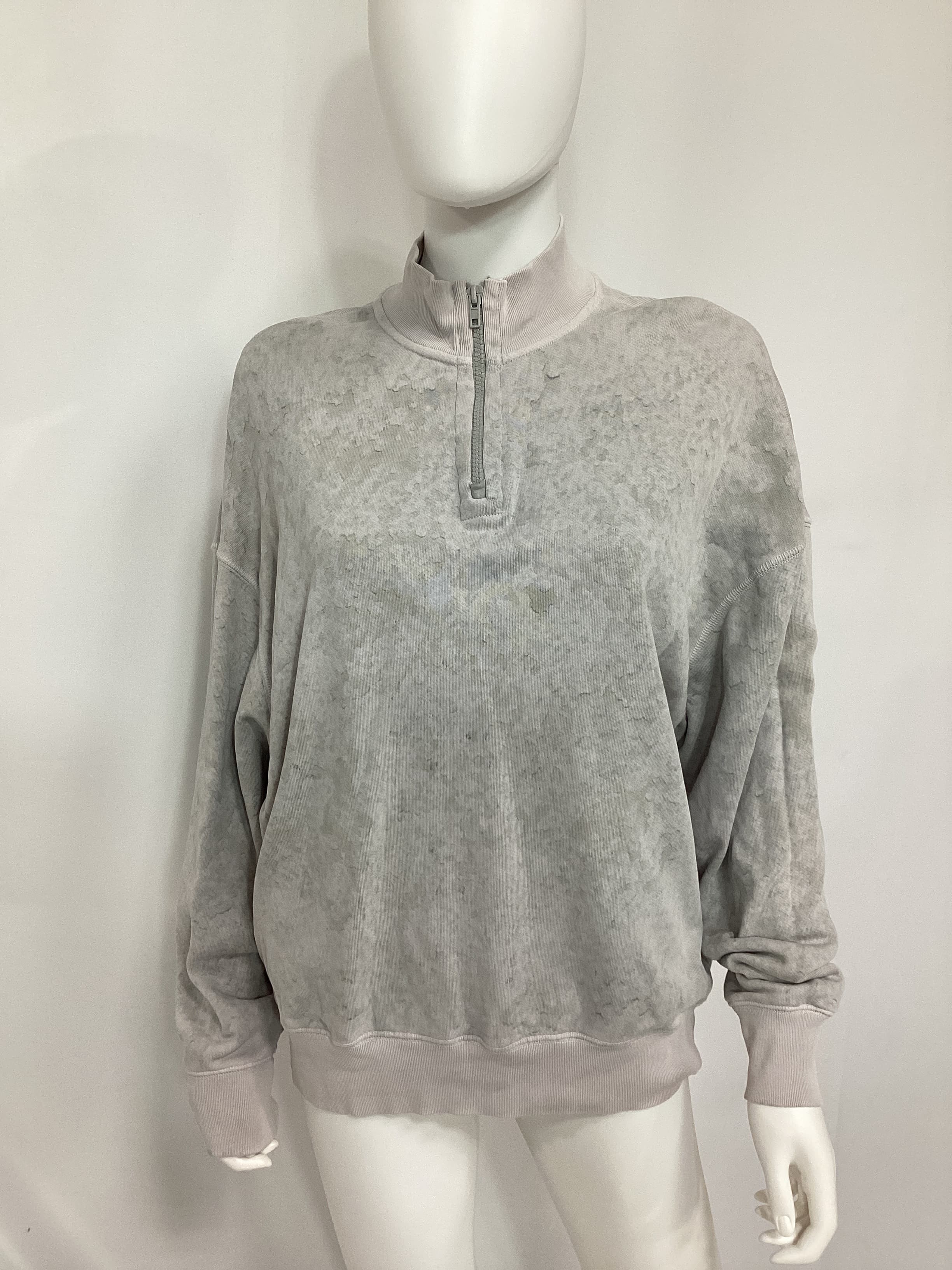 Printed French Cotton-Terry Half-Zip Sweatshirt - Image 2
