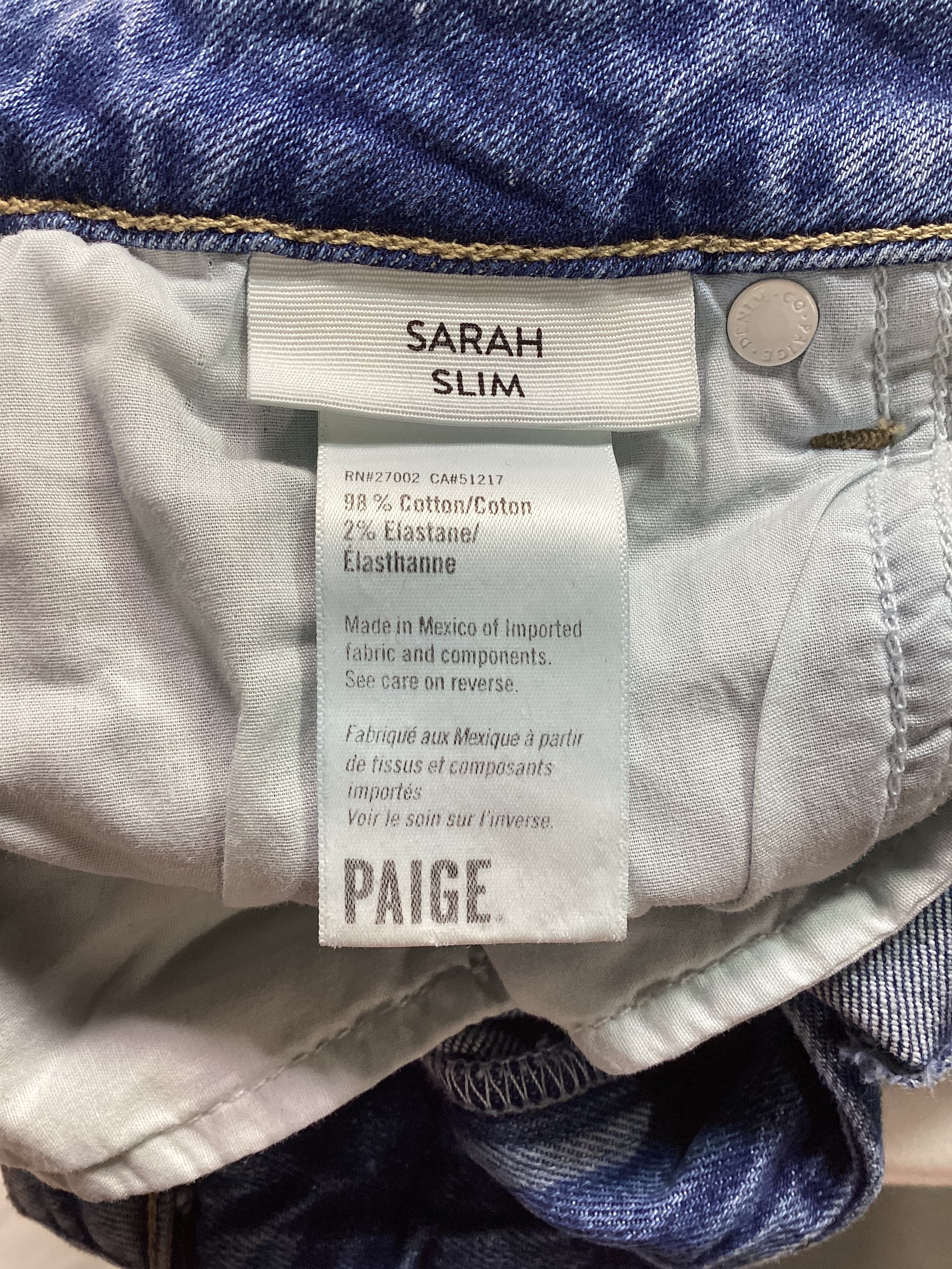 High Rise Sarah Slim Jeans - Image 4