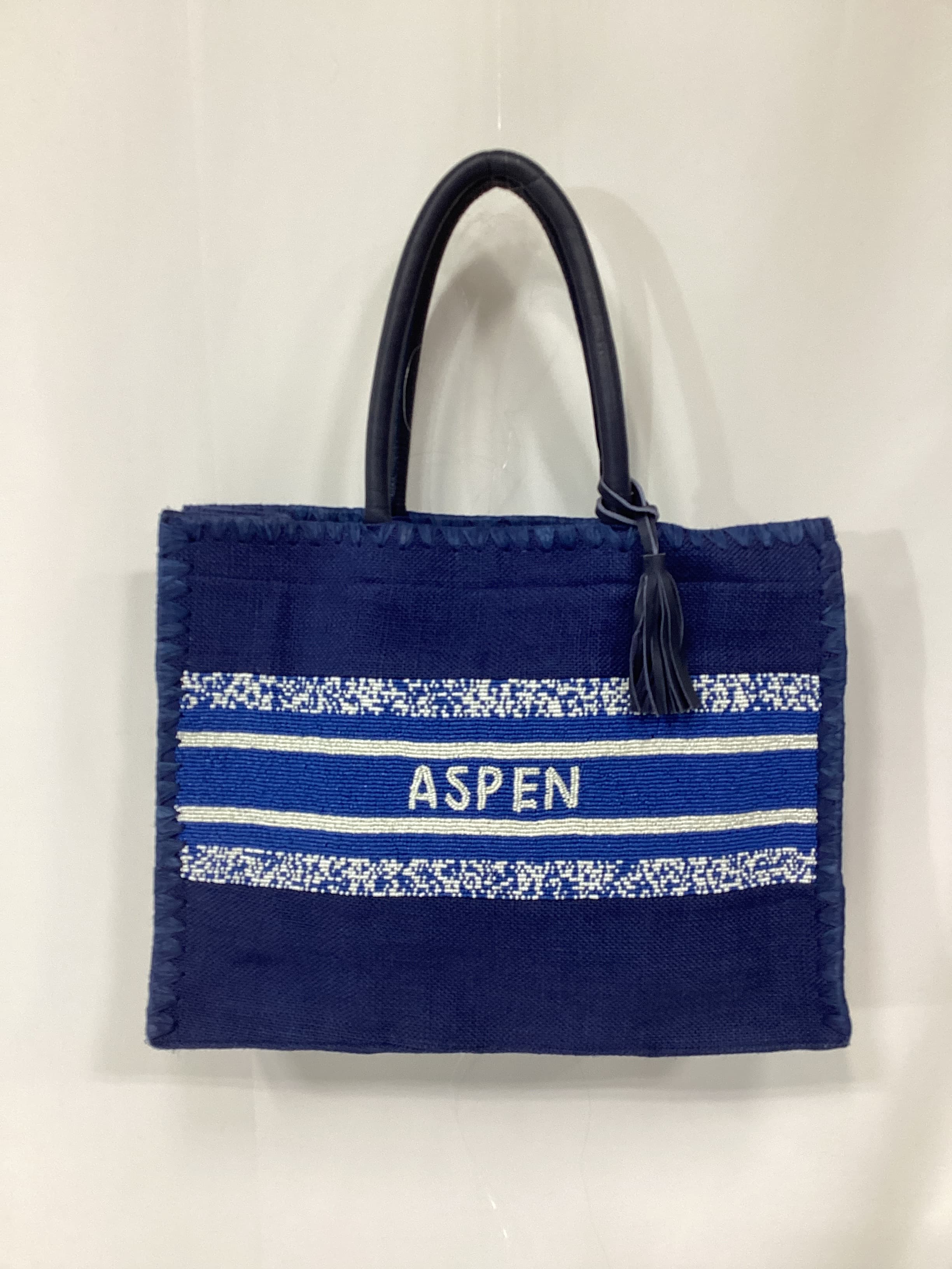 Aspen Beaded Jute Bag - Image 2