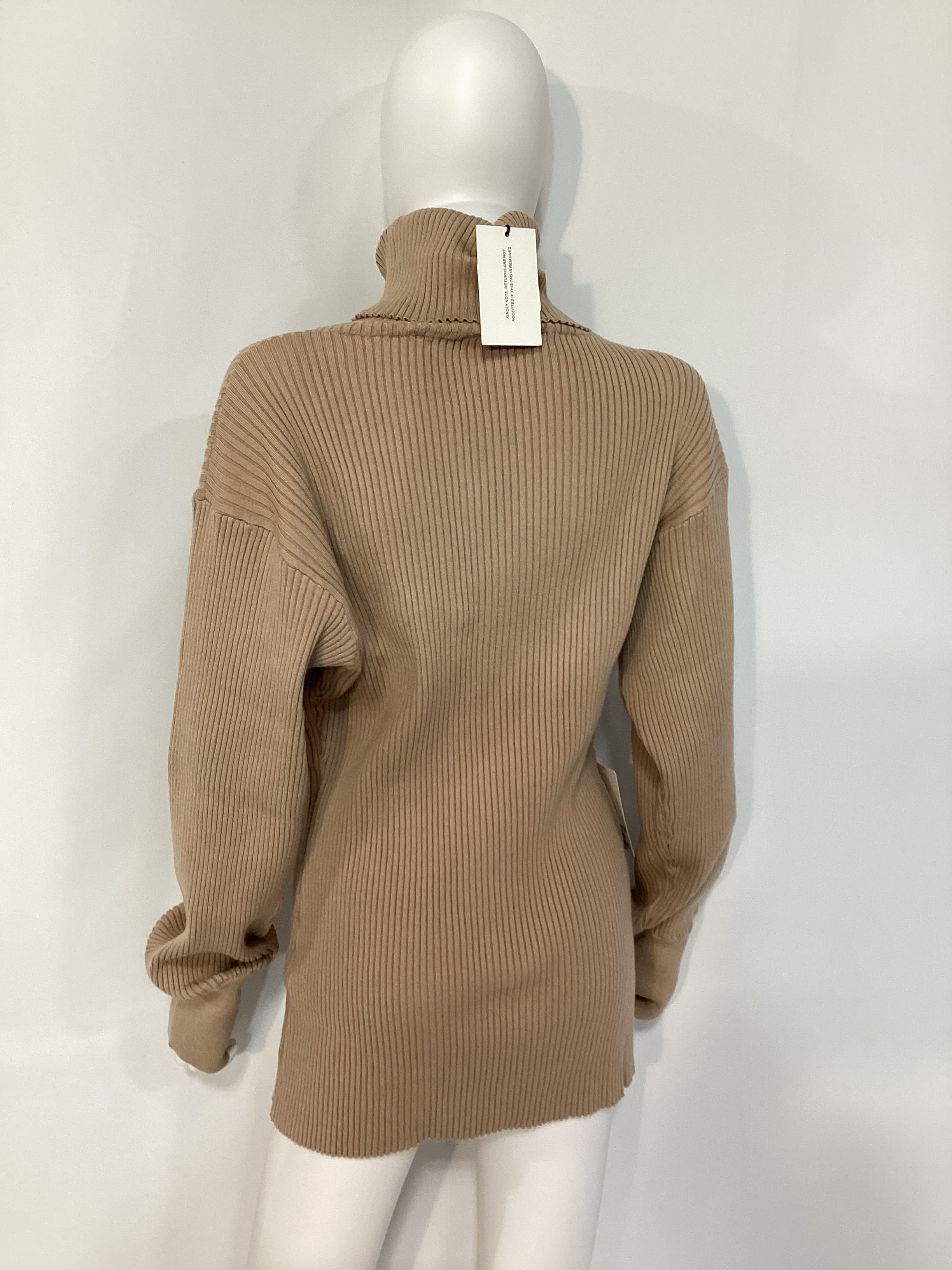 Cozy Knit Oversized Turtleneck Sweater - Image 3