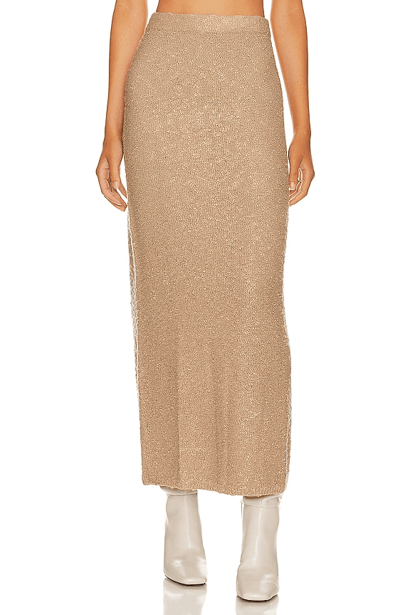 Milas Maxi Skirt In Camel - Image 1