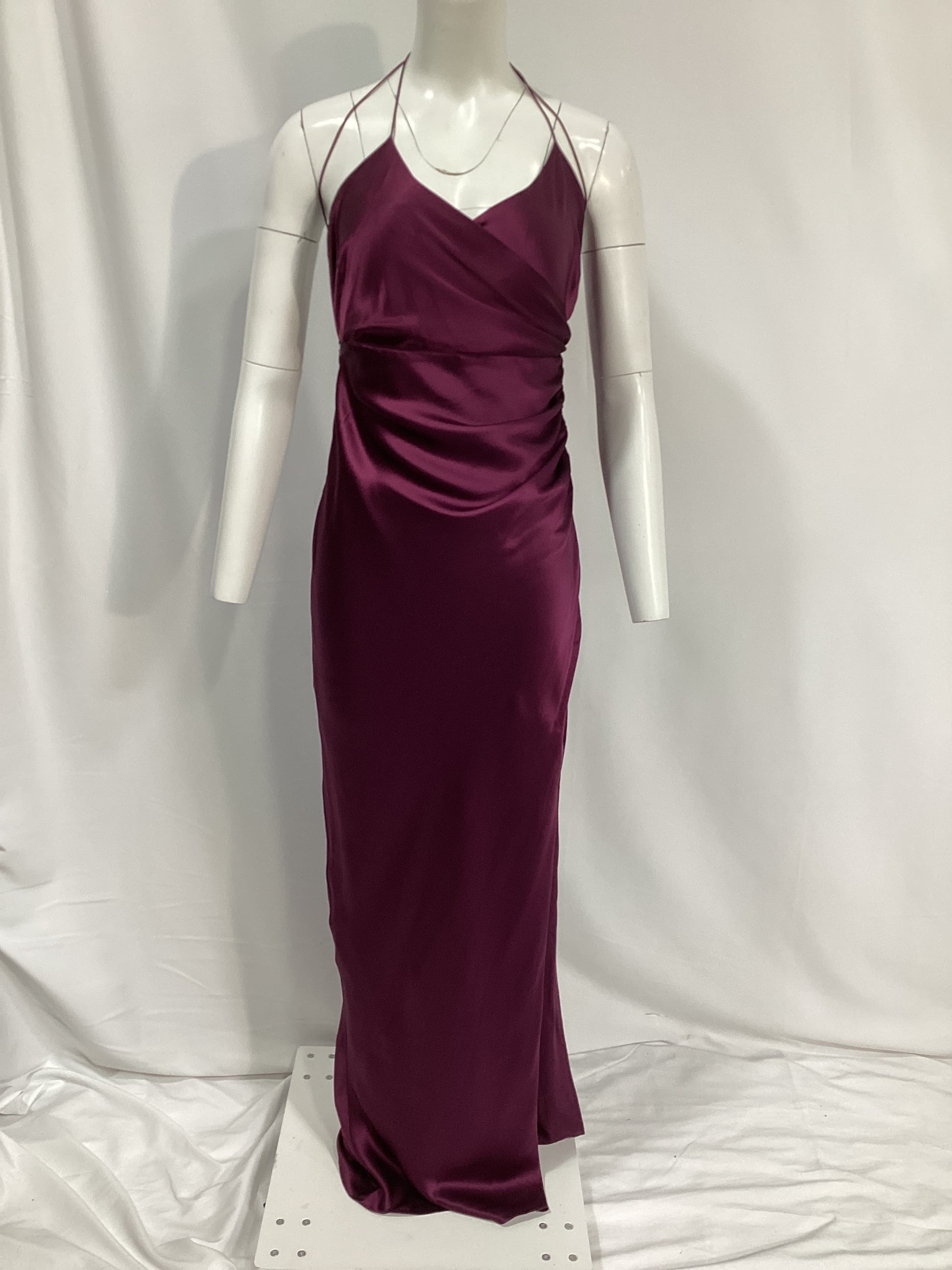 The Sei X Revolve Strappy Gathered Gown In Plum - Image 2