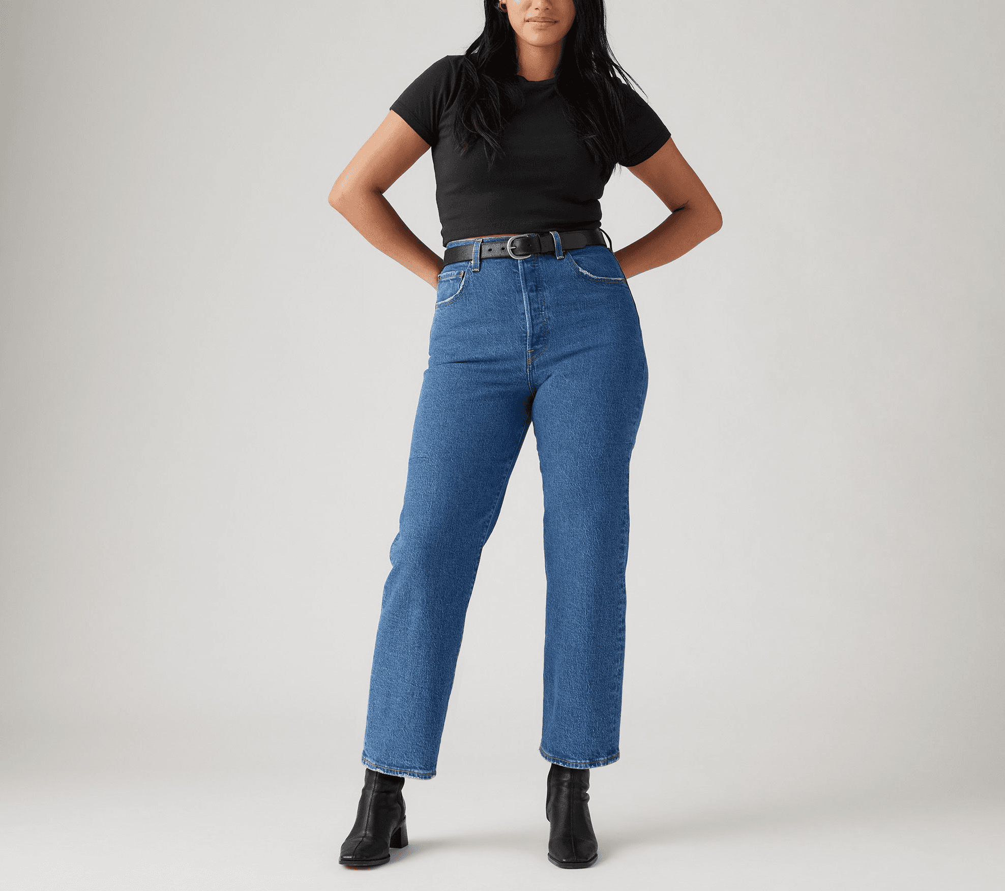 Ribcage Straight Ankle Women's Jeans - Image 1