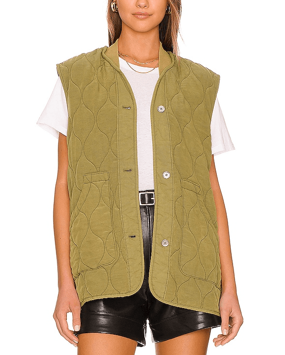 Billy Military Vest In Adventurer - Image 1
