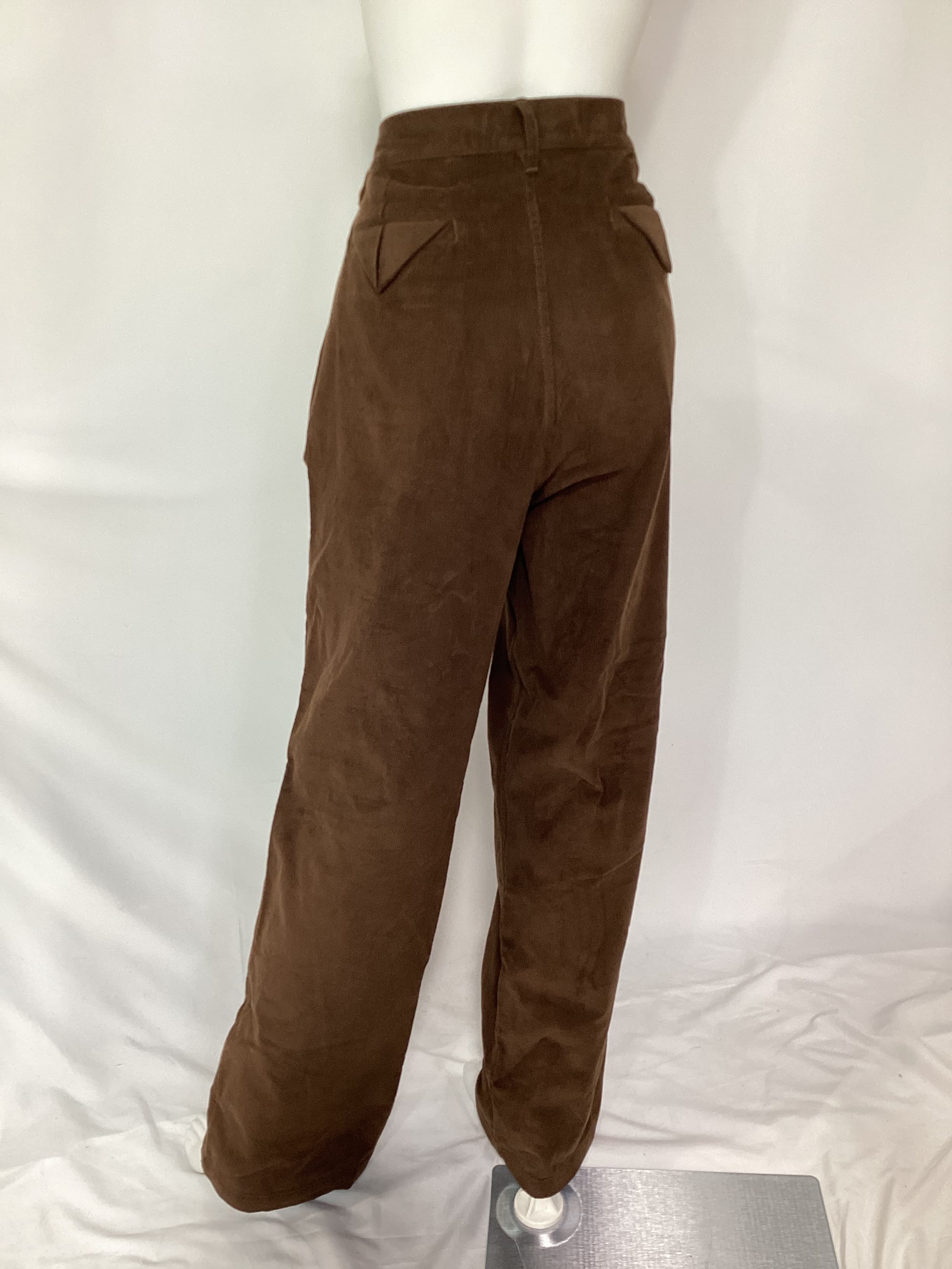Crease Pant In Brown - Image 2