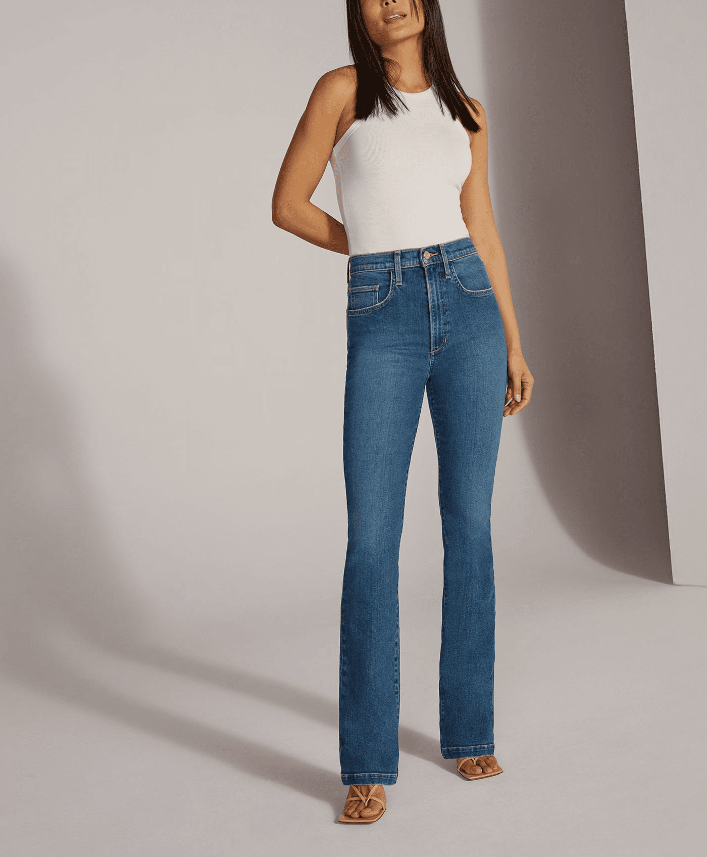 THE VALENTINA SUPER HIGH RISE MINI BOOTCUT - Image 1