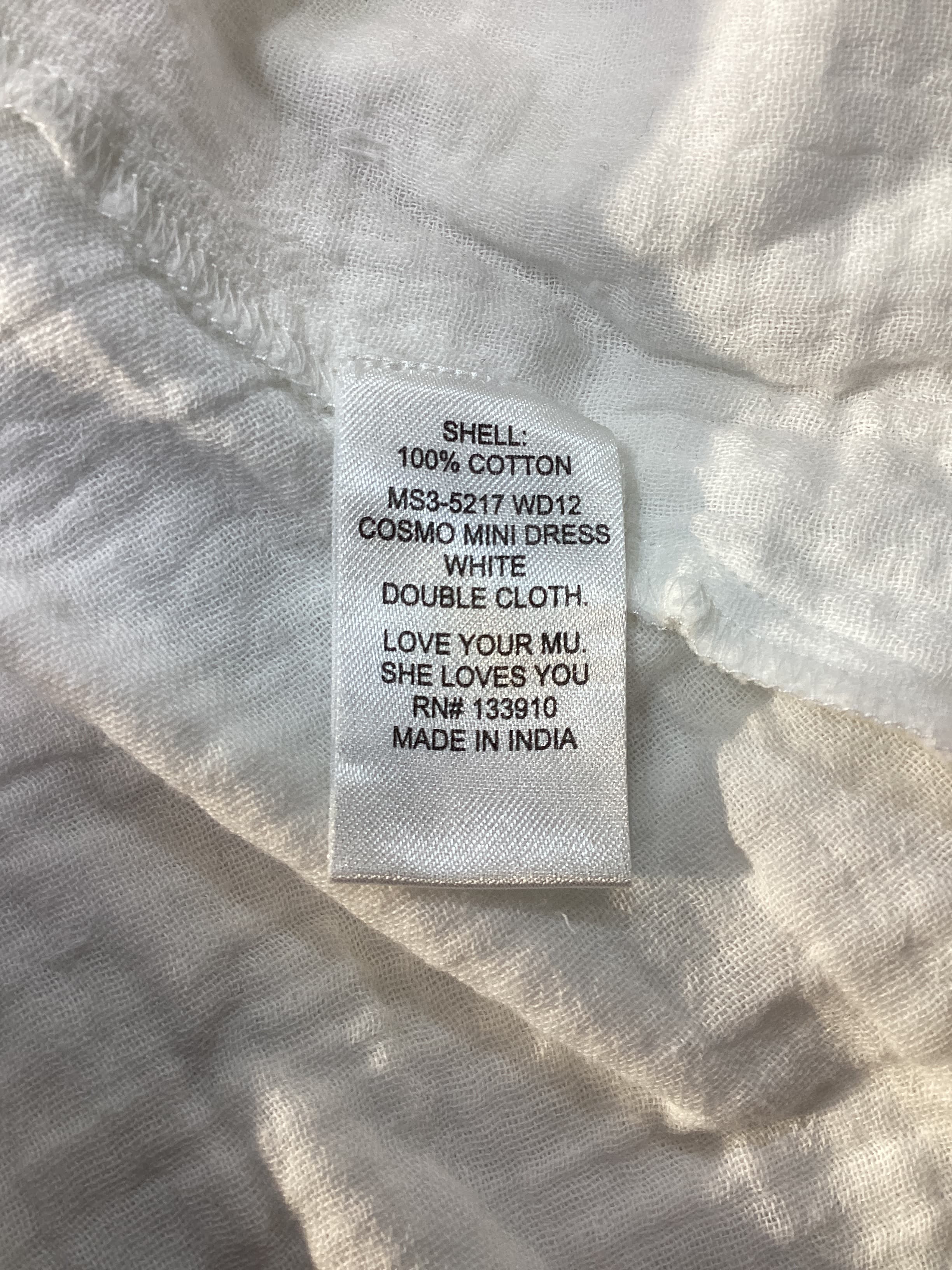 Cosmo Mini Dress In White - Image 3