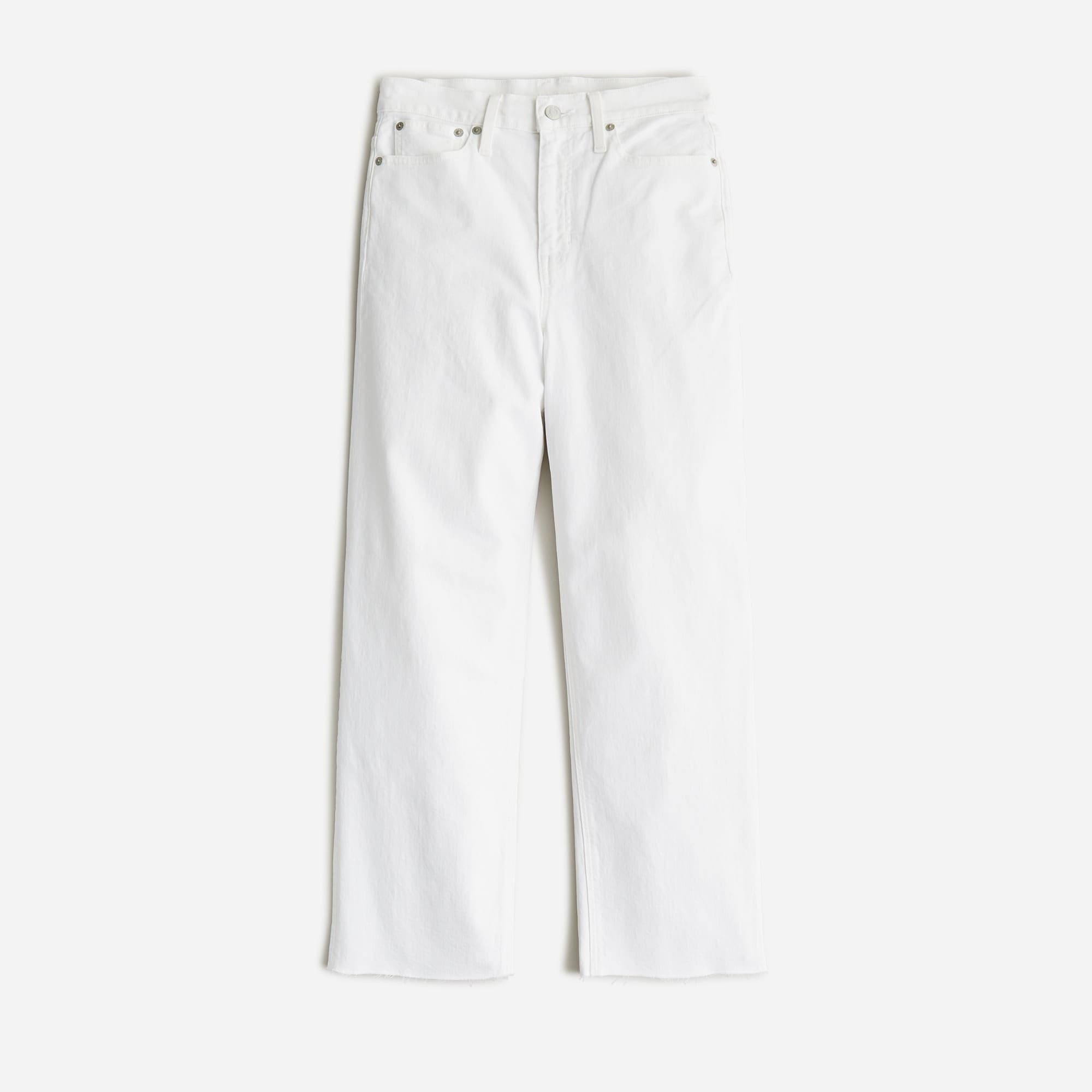 Slim Wide Leg Jean In White Wash - Image 1
