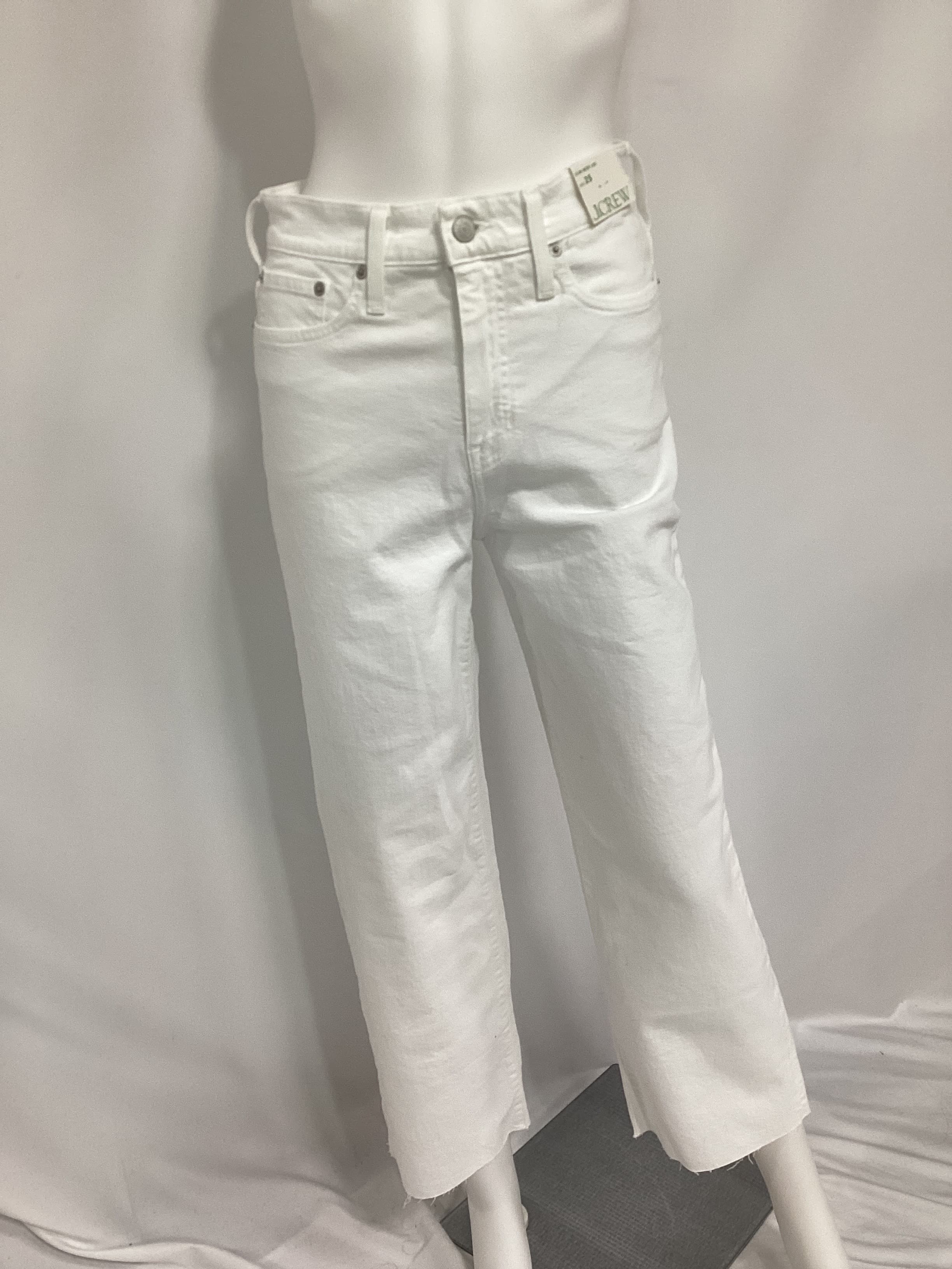 Slim Wide Leg Jean In White Wash - Image 3