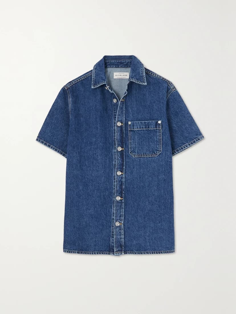Sloane Oversized Denim Shirt - Image 1
