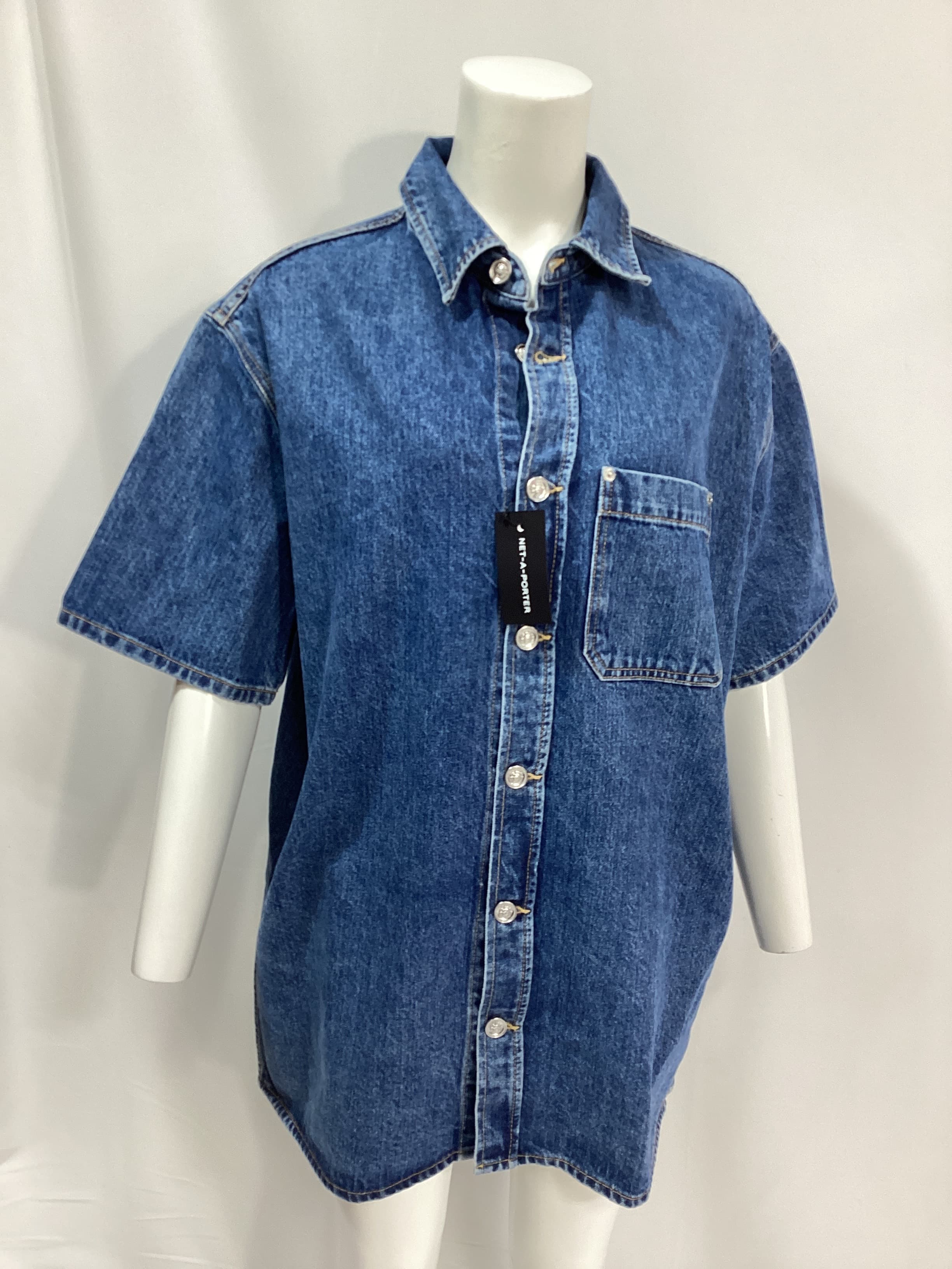 Sloane Oversized Denim Shirt - Image 4