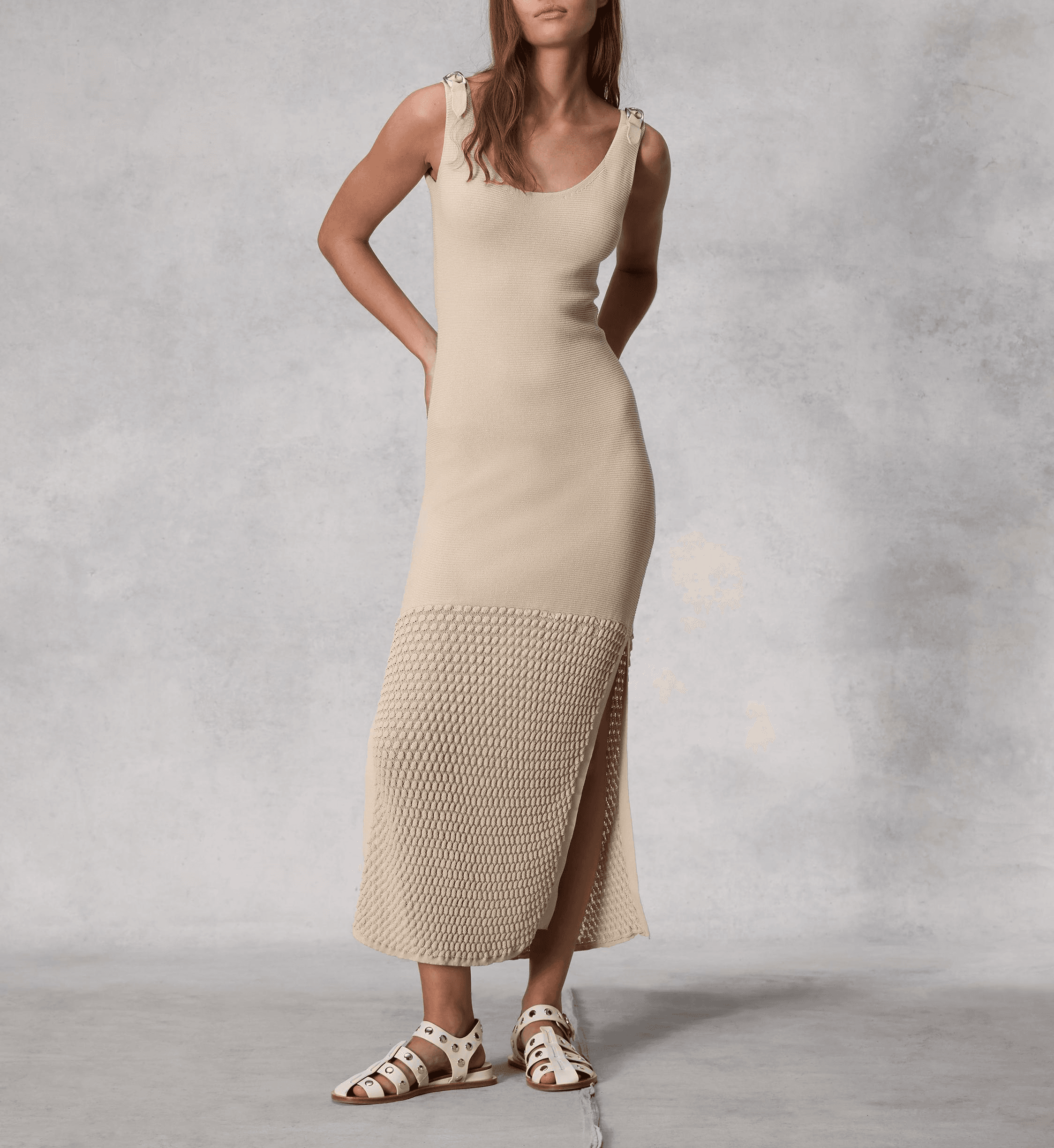 Georgia Cotton Nylon Dress - Image 1