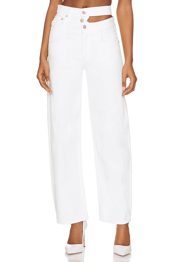 Broken Waistband Jean In Milkshake - Image 1