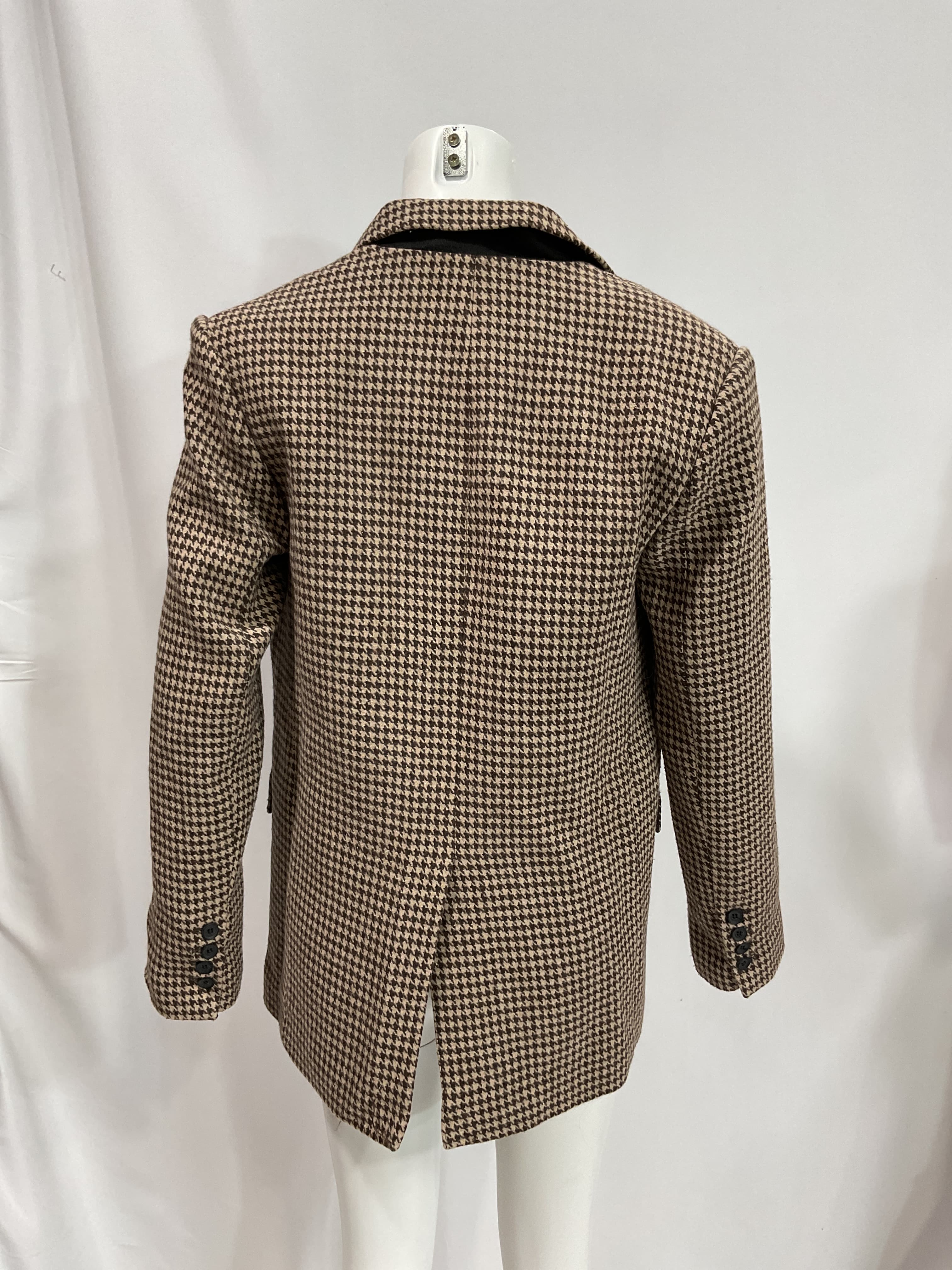 Rachel Blazer In Brown Houndstooth - Image 2