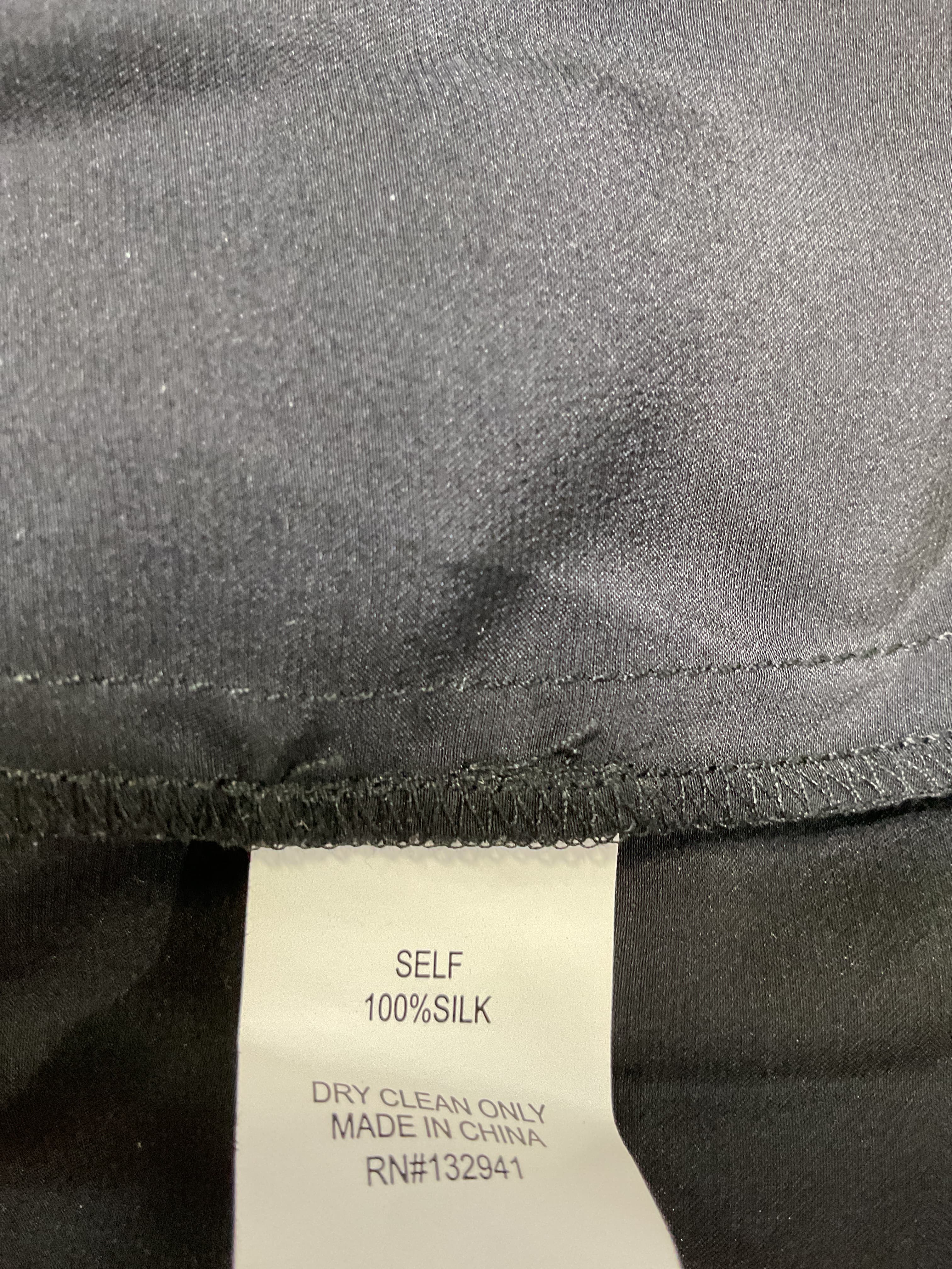 Dale Silk Skort In Black - Image 4