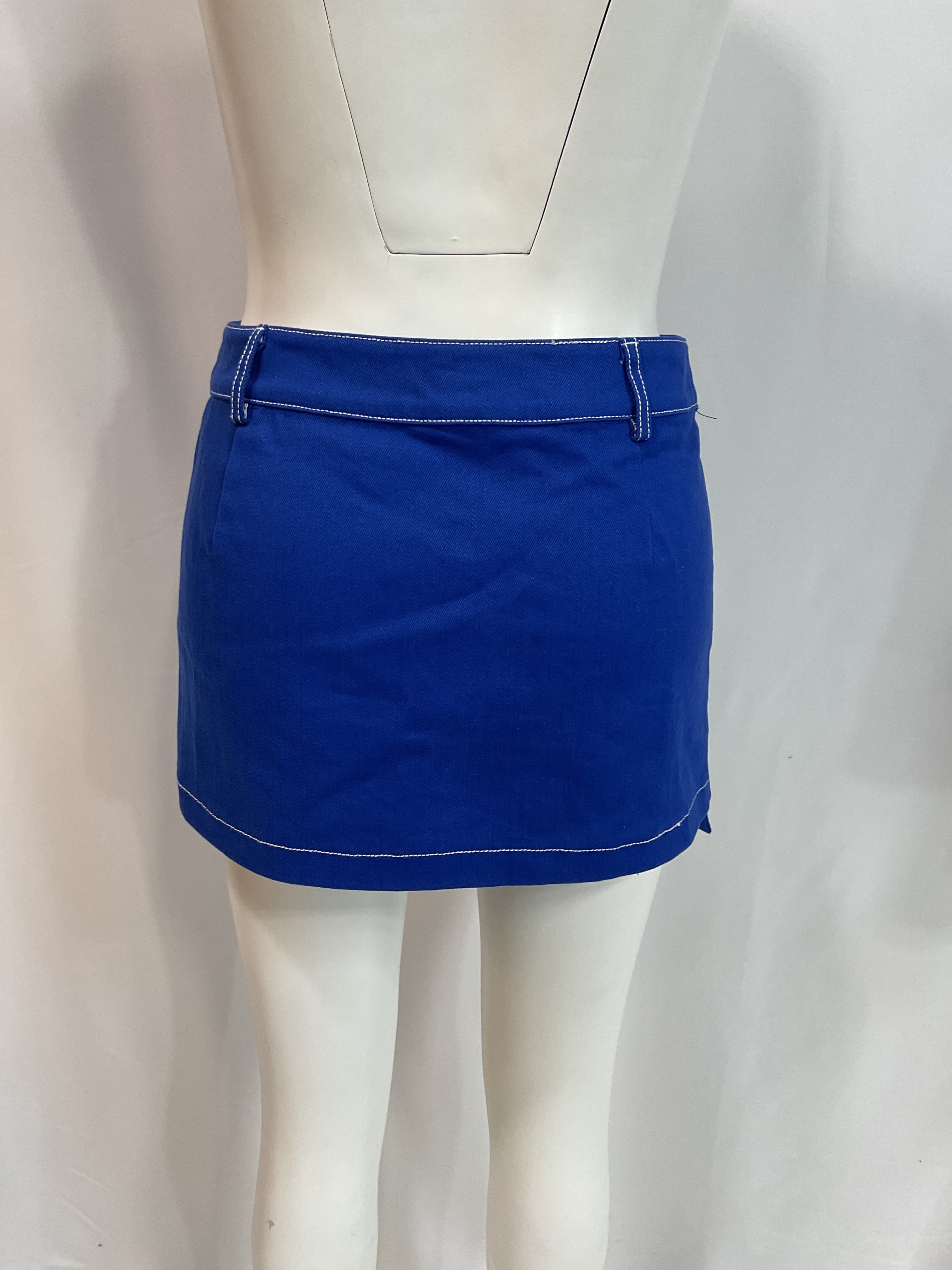 Cooper Skirt In Cobalt - Image 3