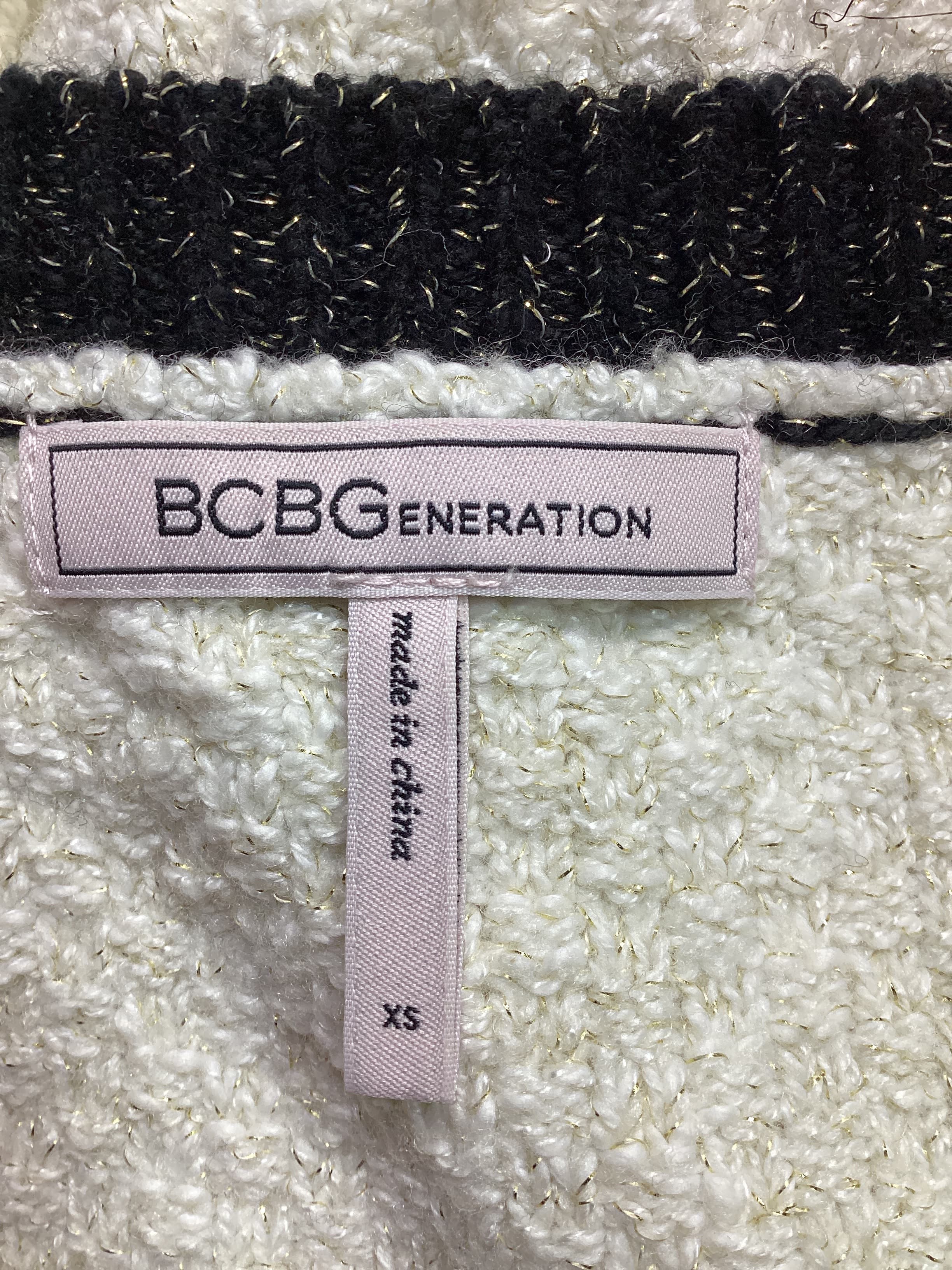 Contrast Knit Cardigan In Black Combo - Image 4