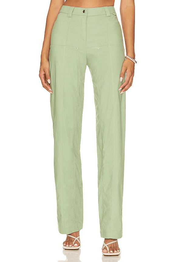 Matilde Pant In Sage Green - Image 1