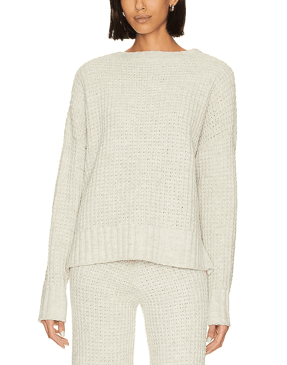 Callie Sweater In Snow Cloud - Image 1