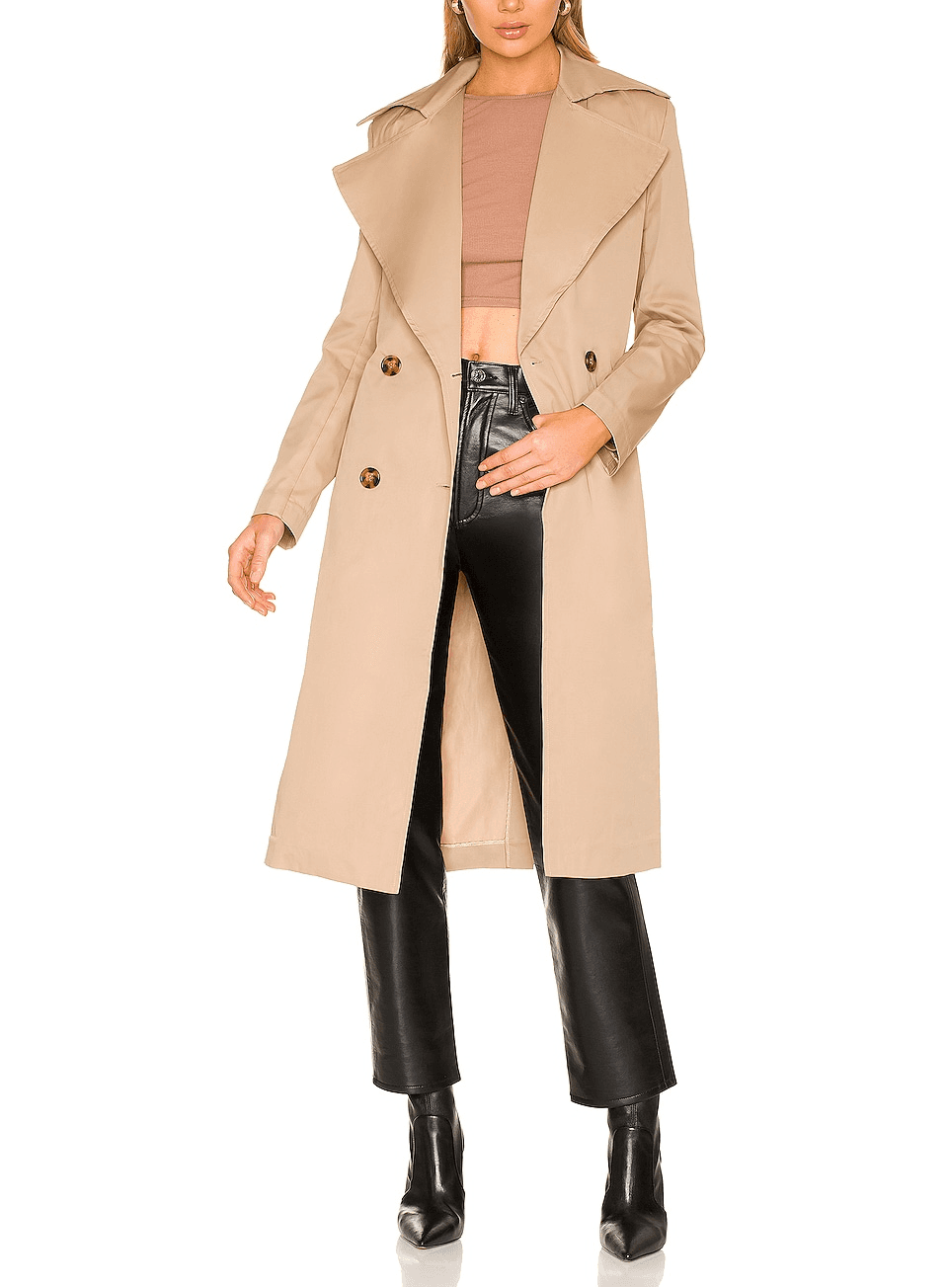 The Classic Trench In Tan - Image 1