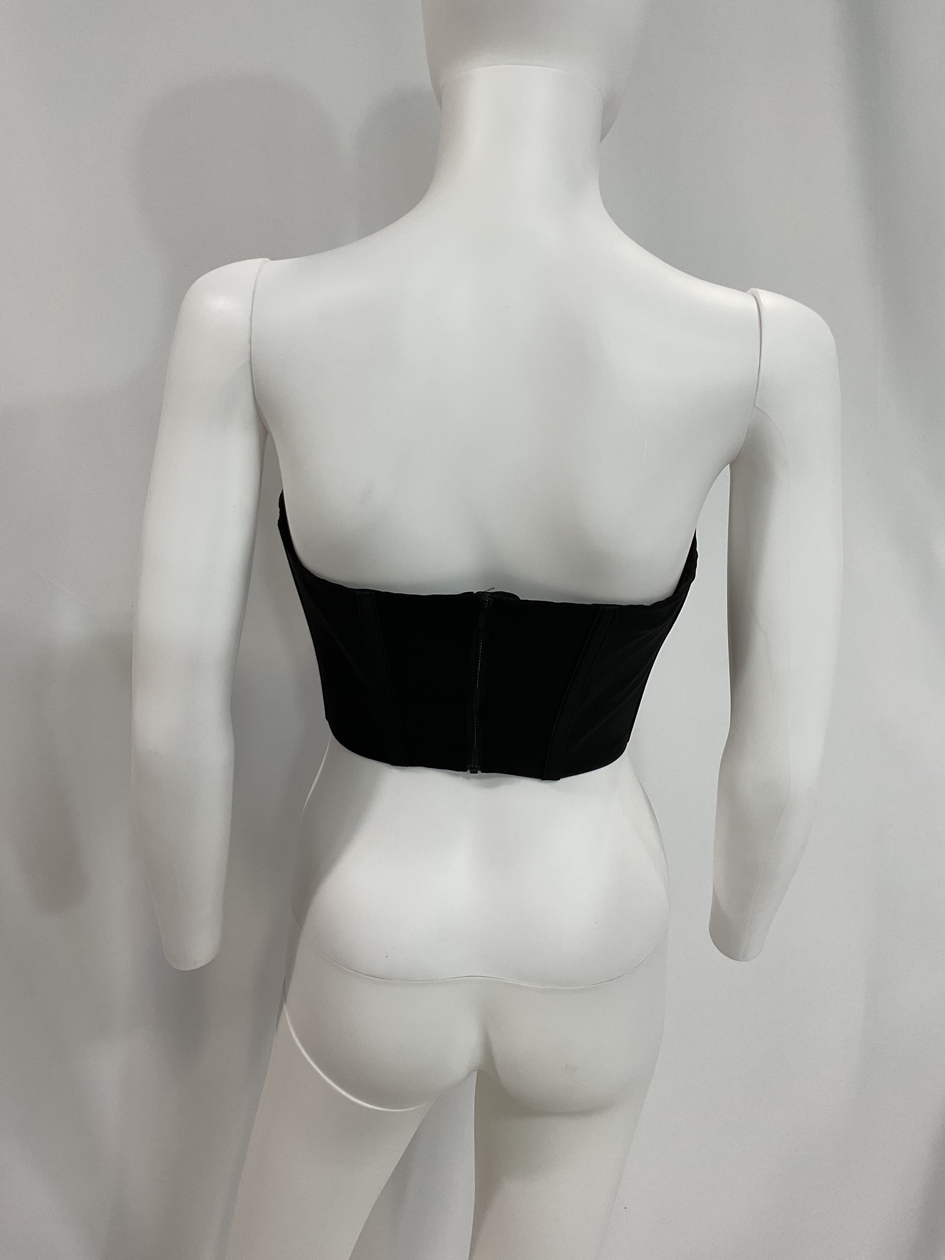 Lithium Mesh Bustier In Black - Image 2