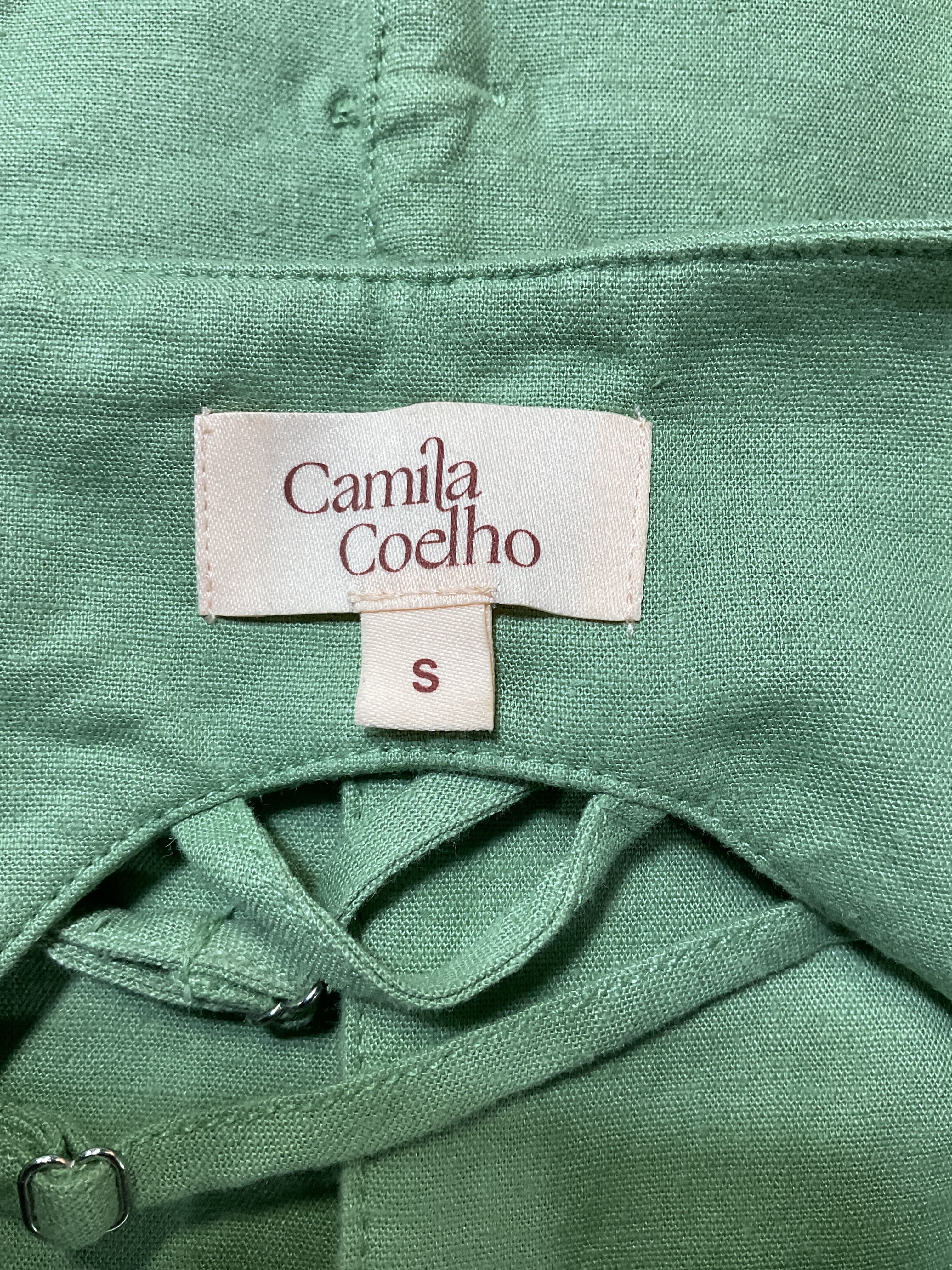 Matilde Vest In Sage Green - Image 3