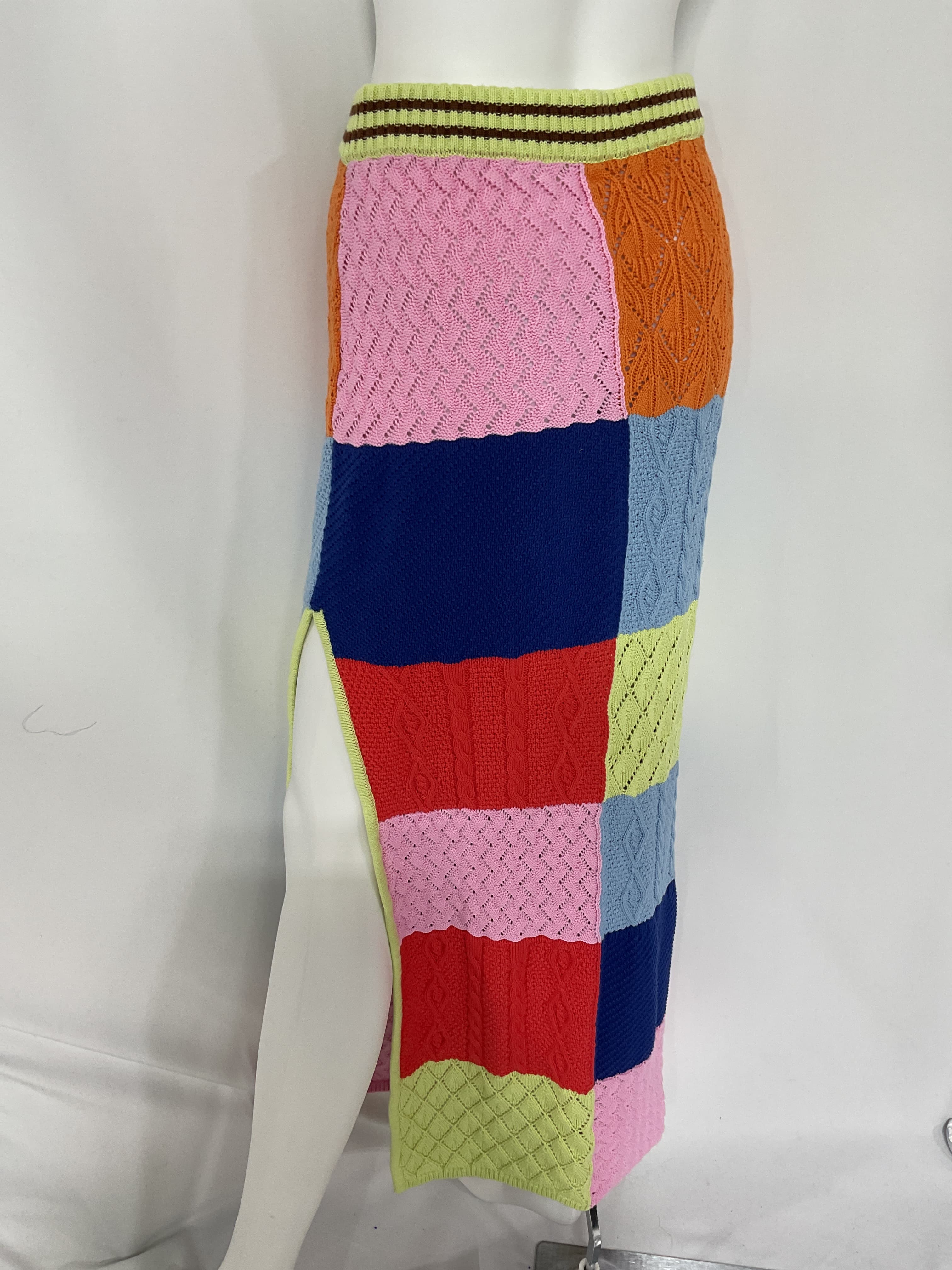 Rose Skirt In Patchwork - Image 3