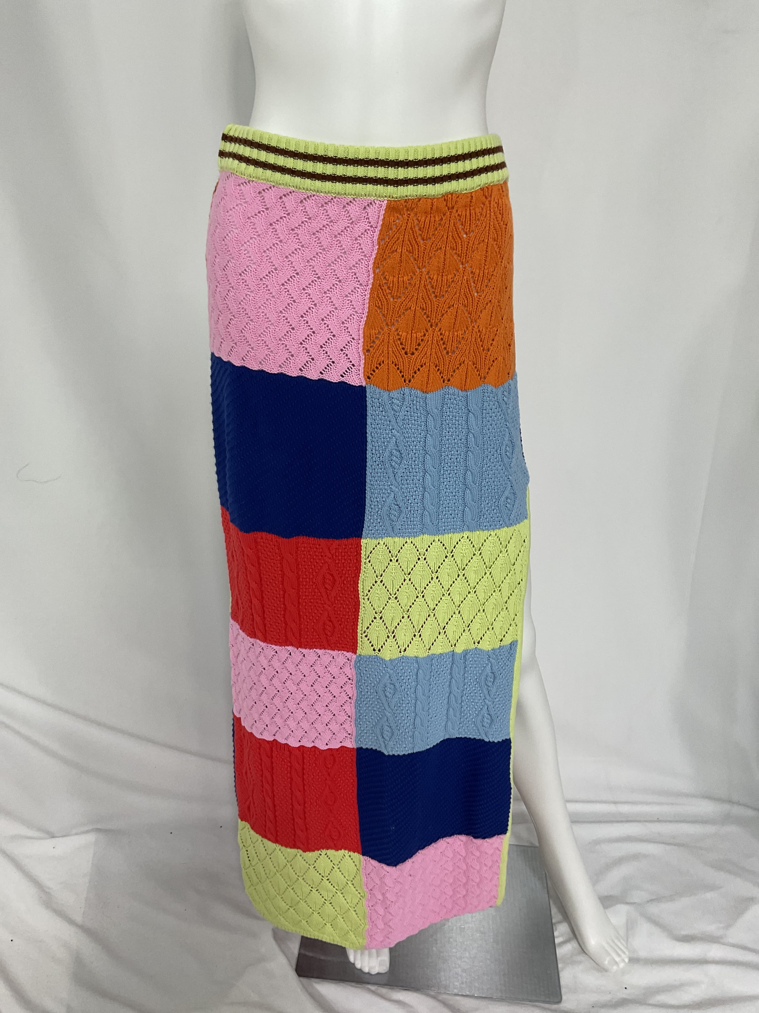 Rose Skirt In Patchwork - Image 4