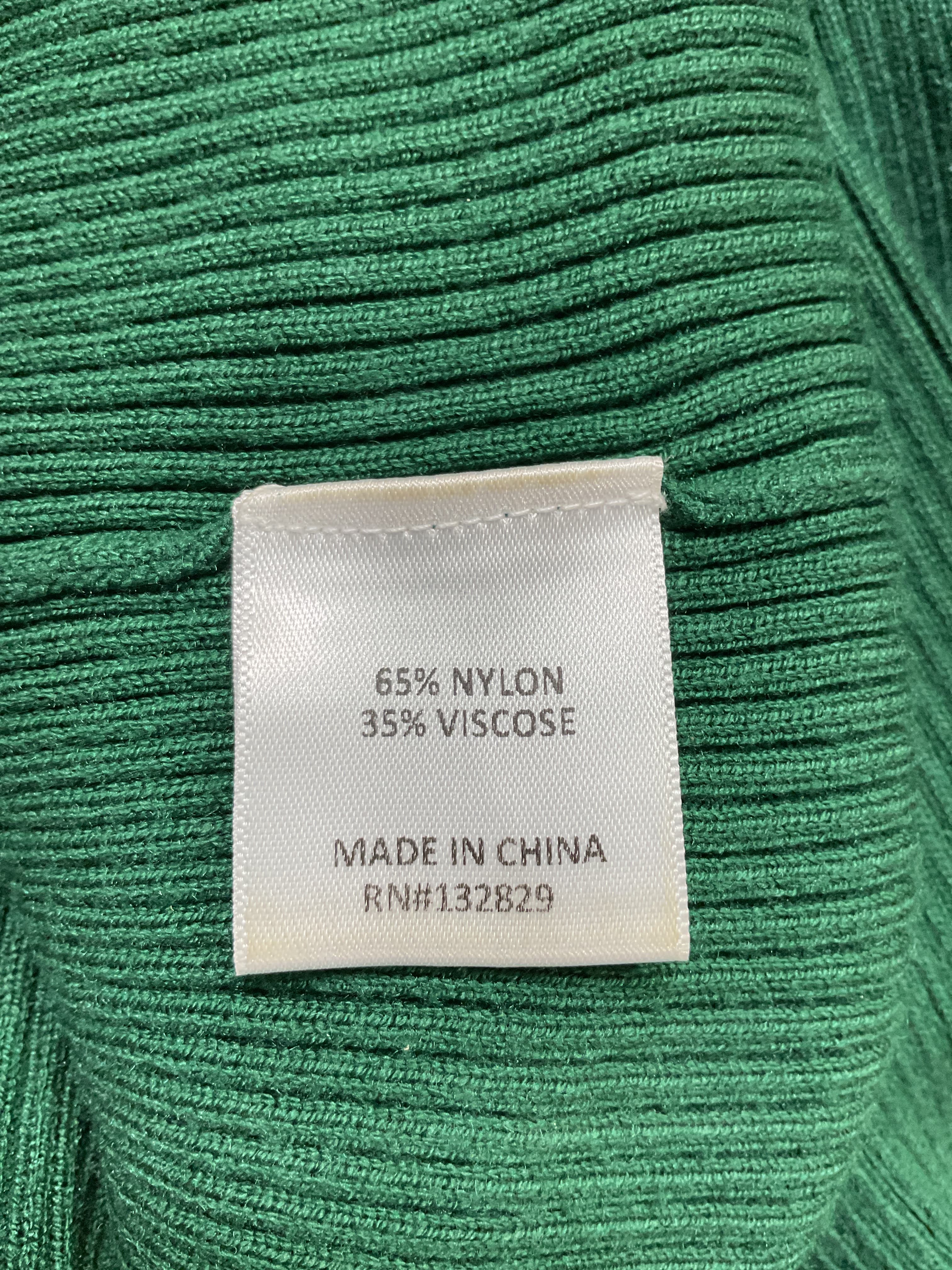 Nahla Knit Dress In Forest Green - Image 4