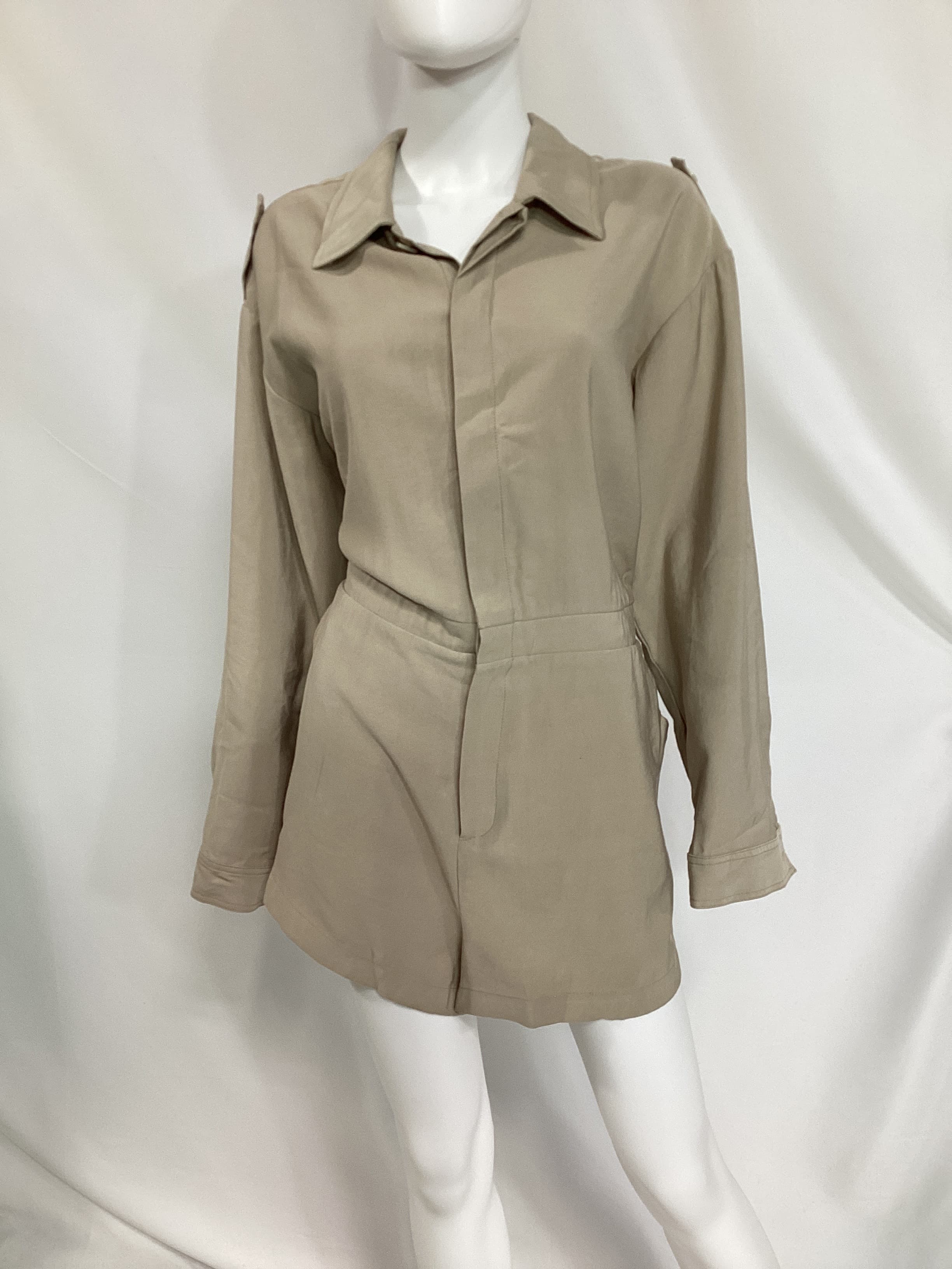 Dylan Romper In Khaki - Image 4