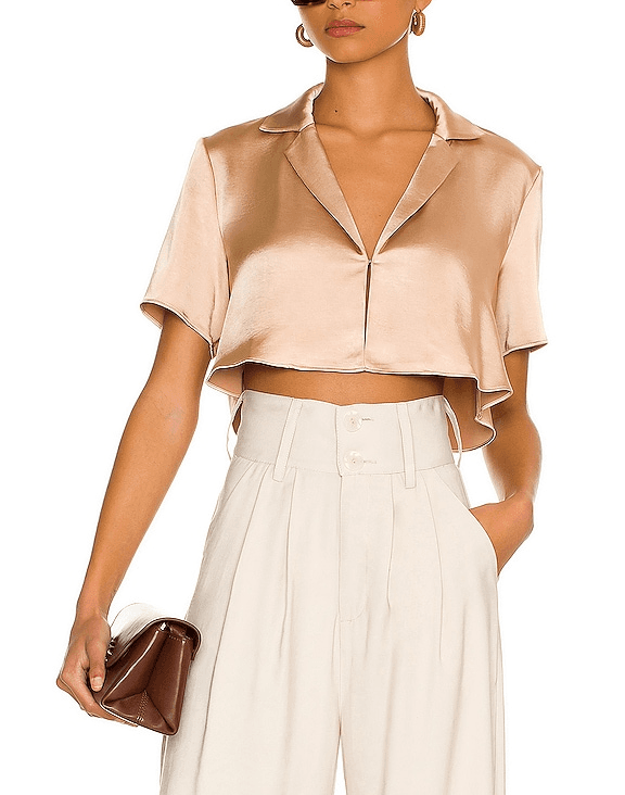 Freja Top In Champagne - Image 1